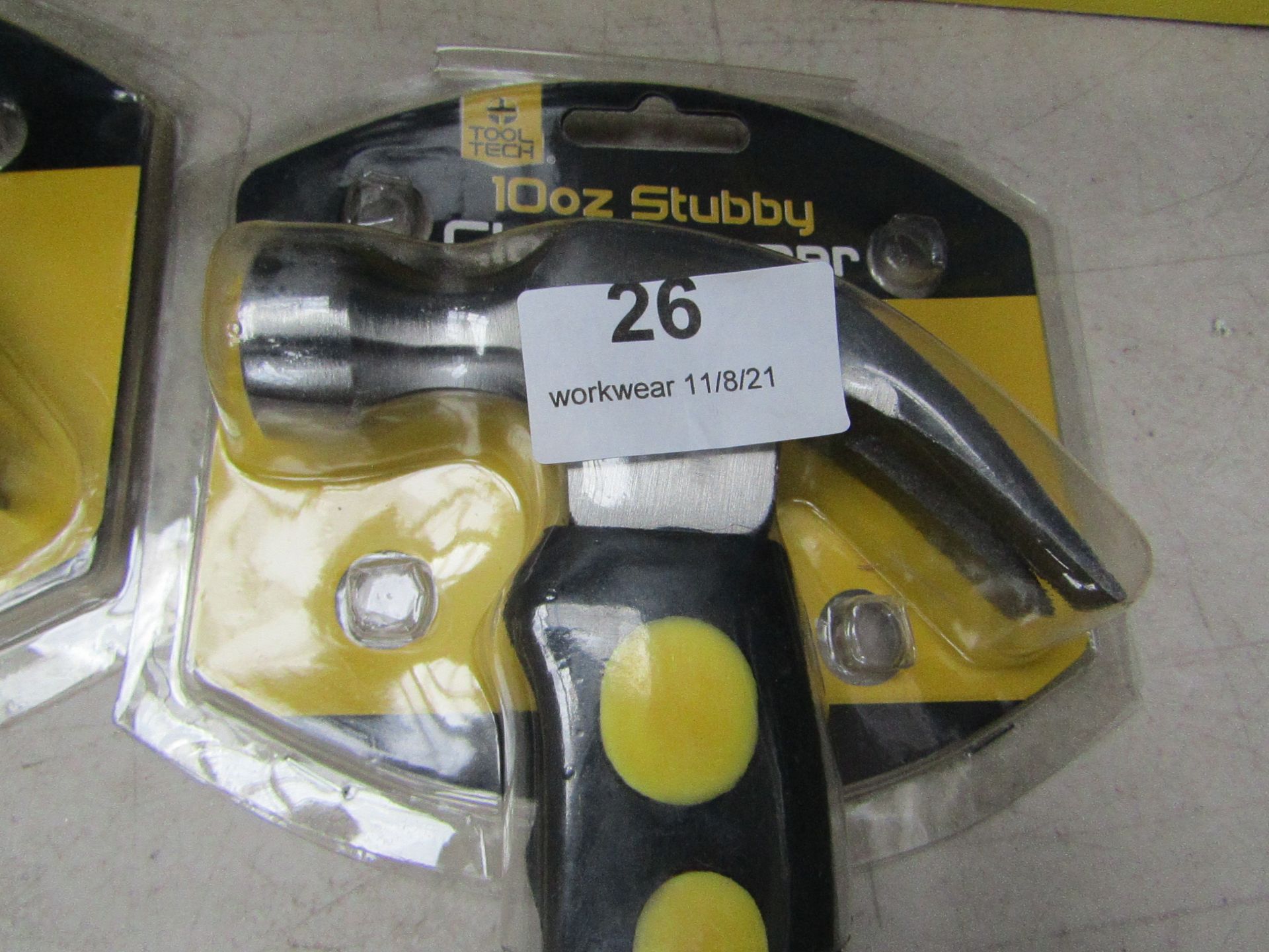 Tooltech - 10oz Stubby Claw Hammer - New & Packaged.