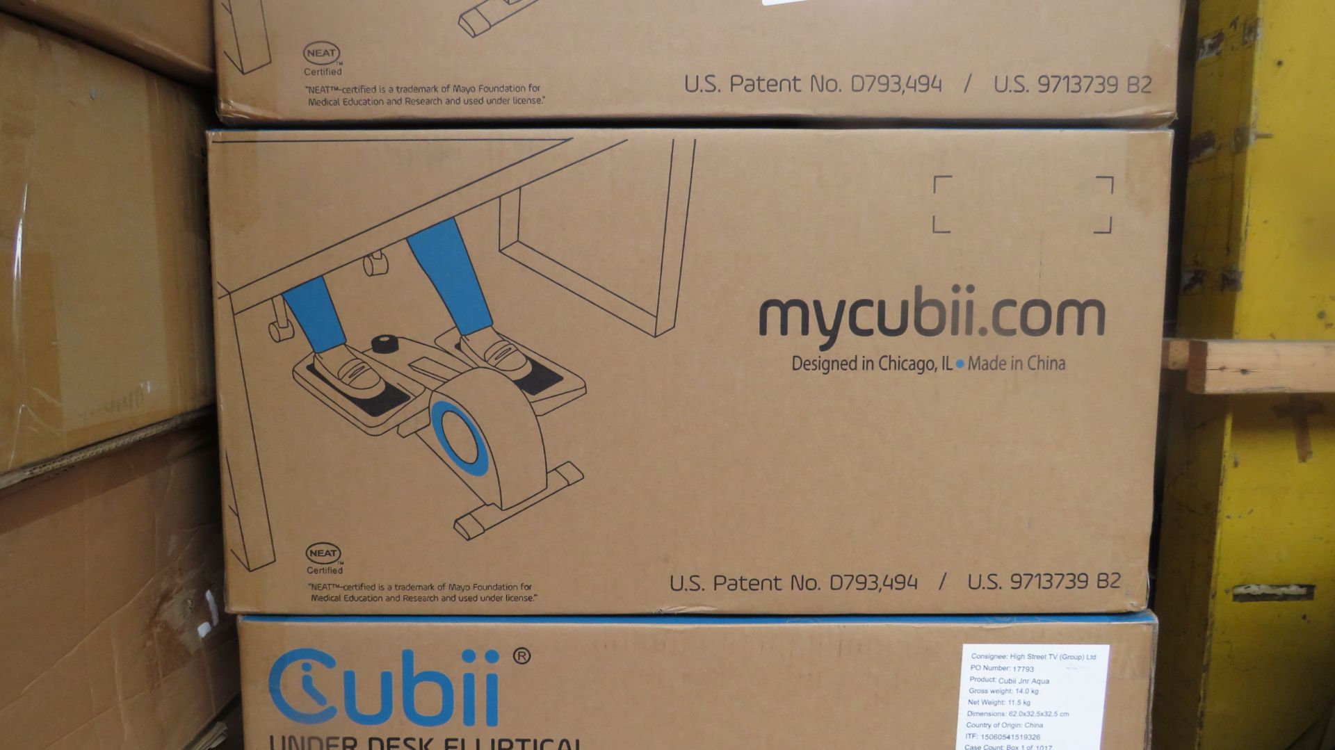 | 1X | CUBII UNDER DESK ELLIPTICAL WORKOUT | UNCHECKED & BOXED | NO ONLINE RE-SALE | RRP £179.99 |