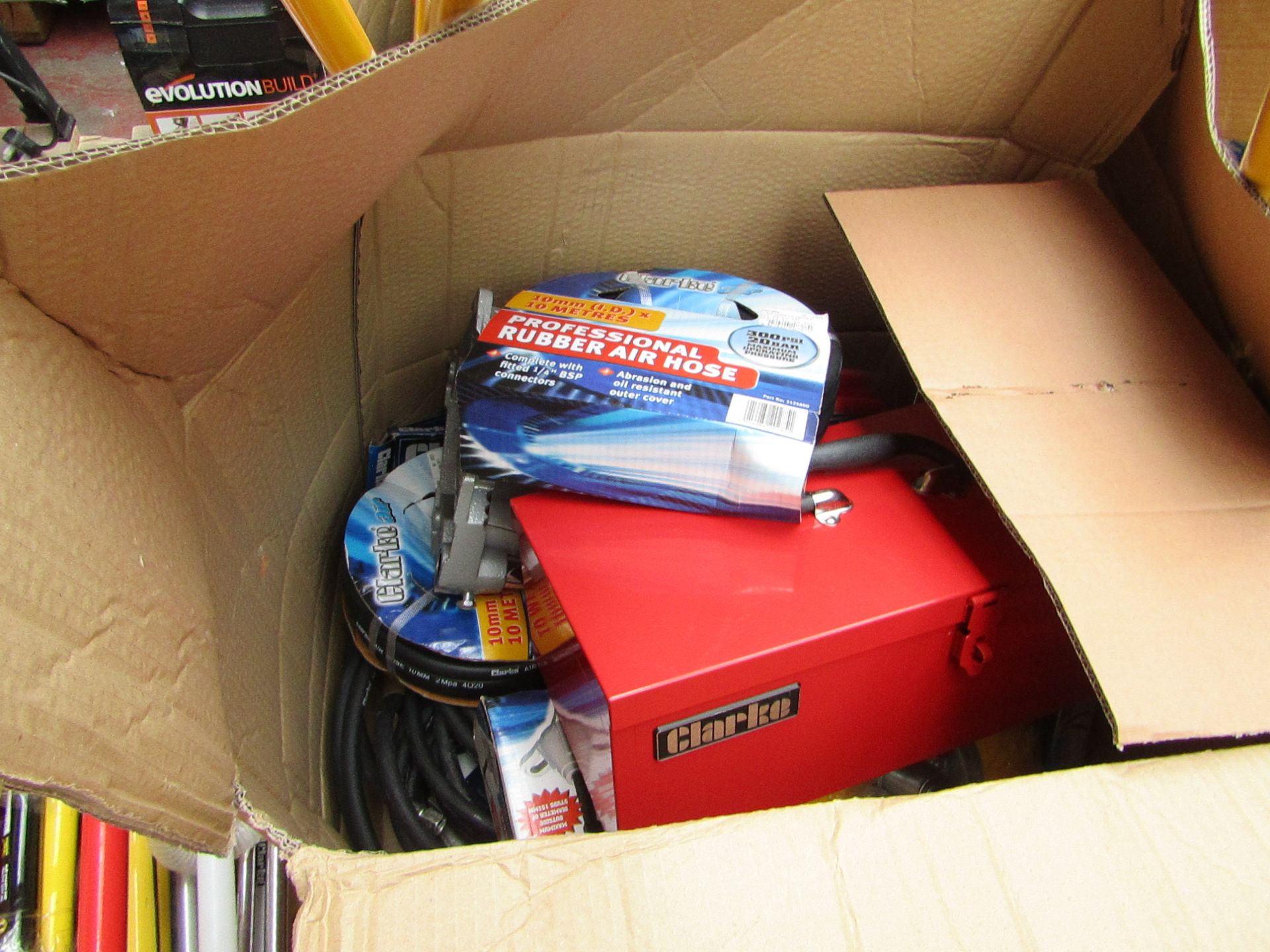 1x BOX OF VARIOUS TOOLS 1297 This lot is a Machine Mart product which is raw and completely