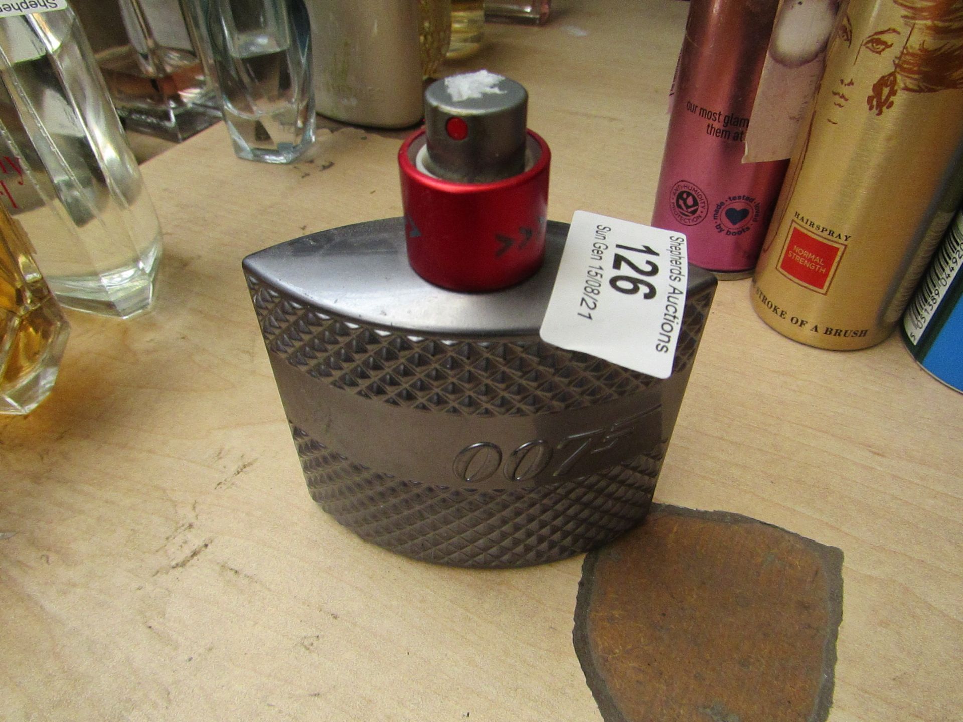 007 aftershave - 75ml - 70% full