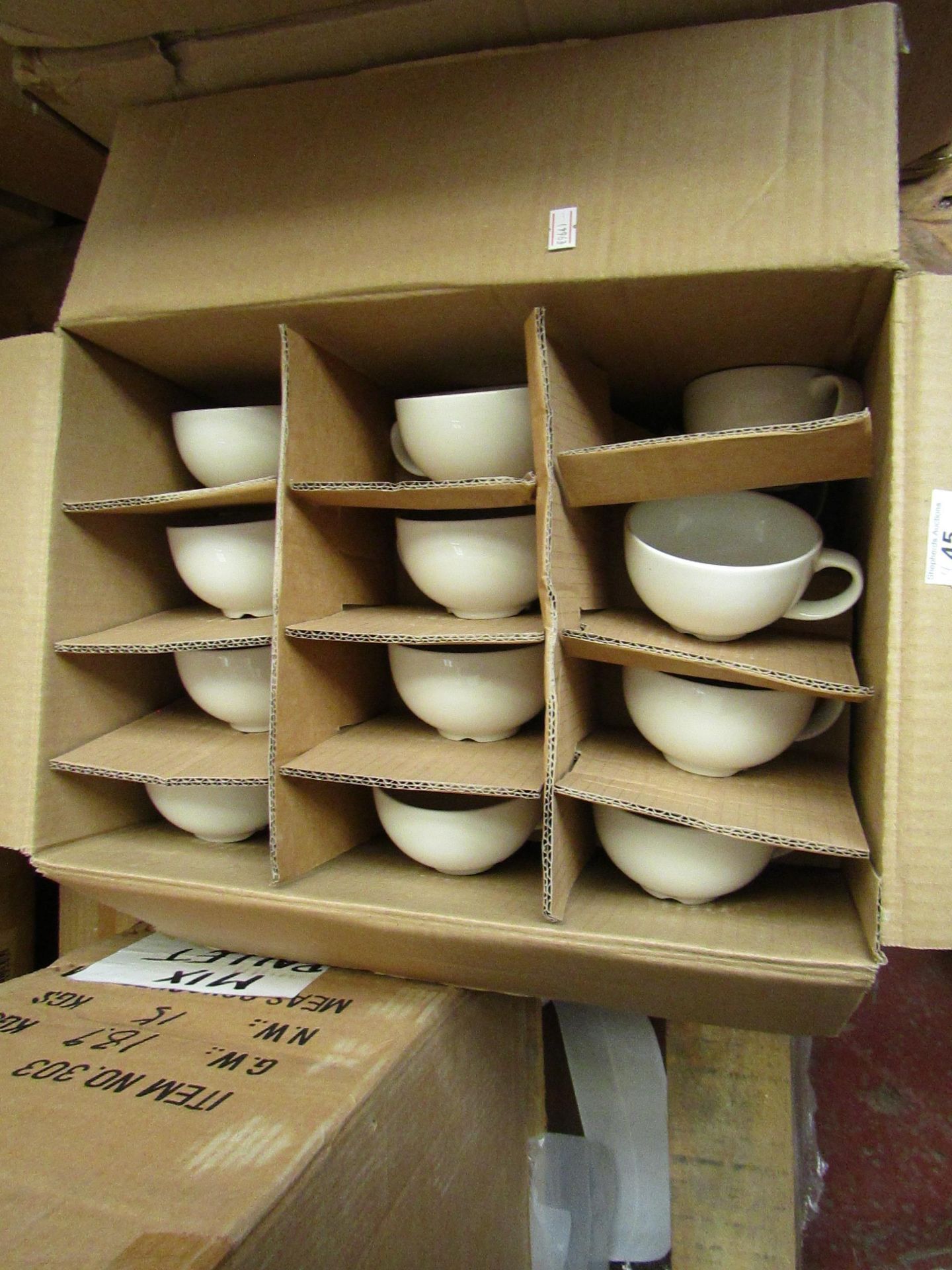 4x Alchemy - White Mugs - New & Unused.