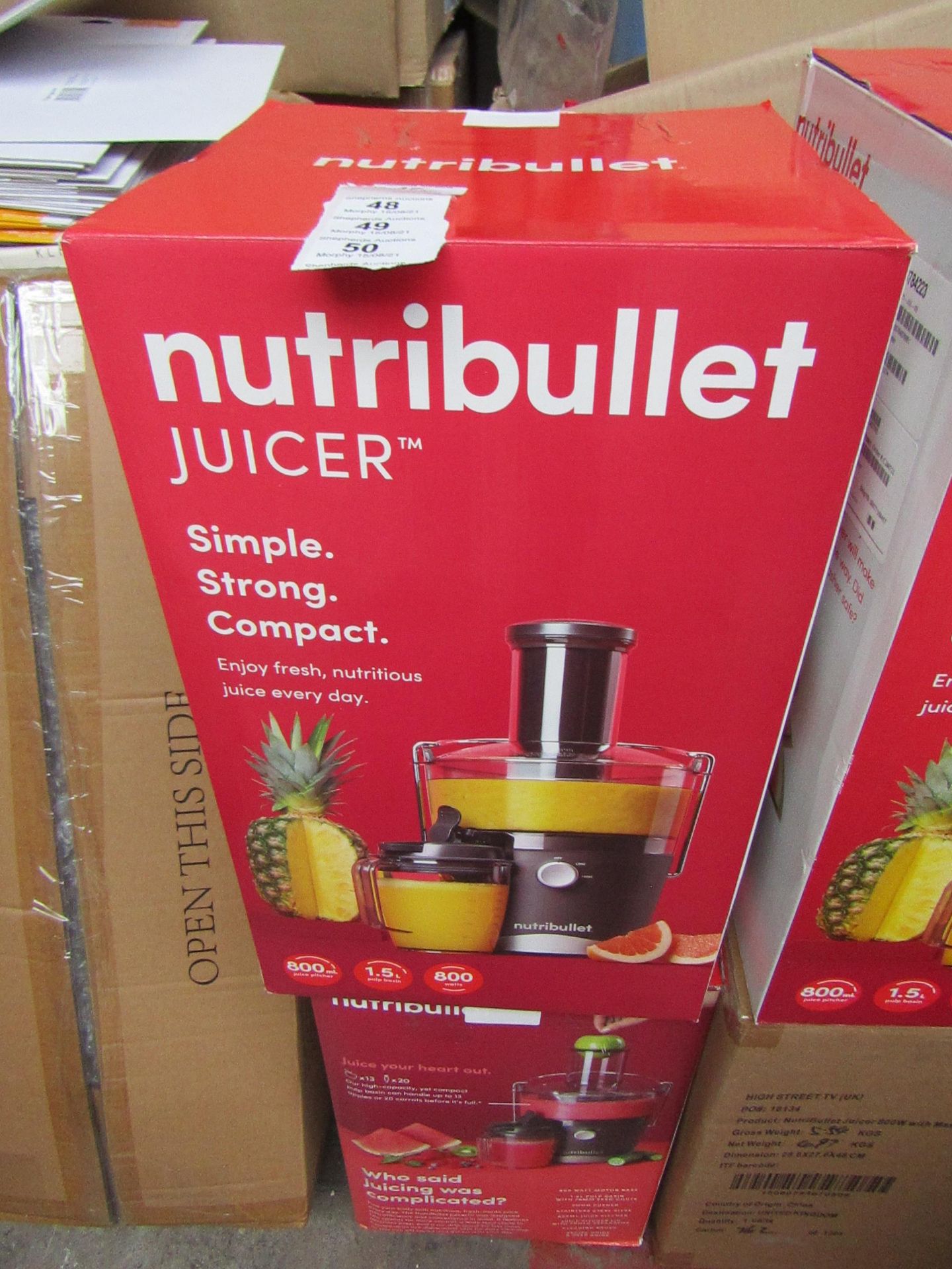 | 1x | NUTRIBULLET JUICER | PROFESSIONALLY REFURBISHED AND RE BOXED | NO ONLINE RESALE |RRP £99.