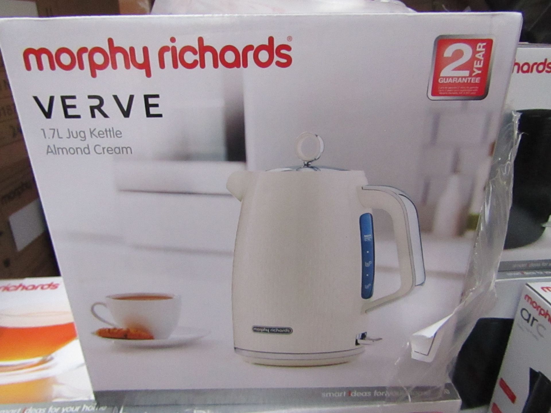 Morphy Richards Verve 1.7L jug cream kettle, brand new and boxed. RRP £42.99