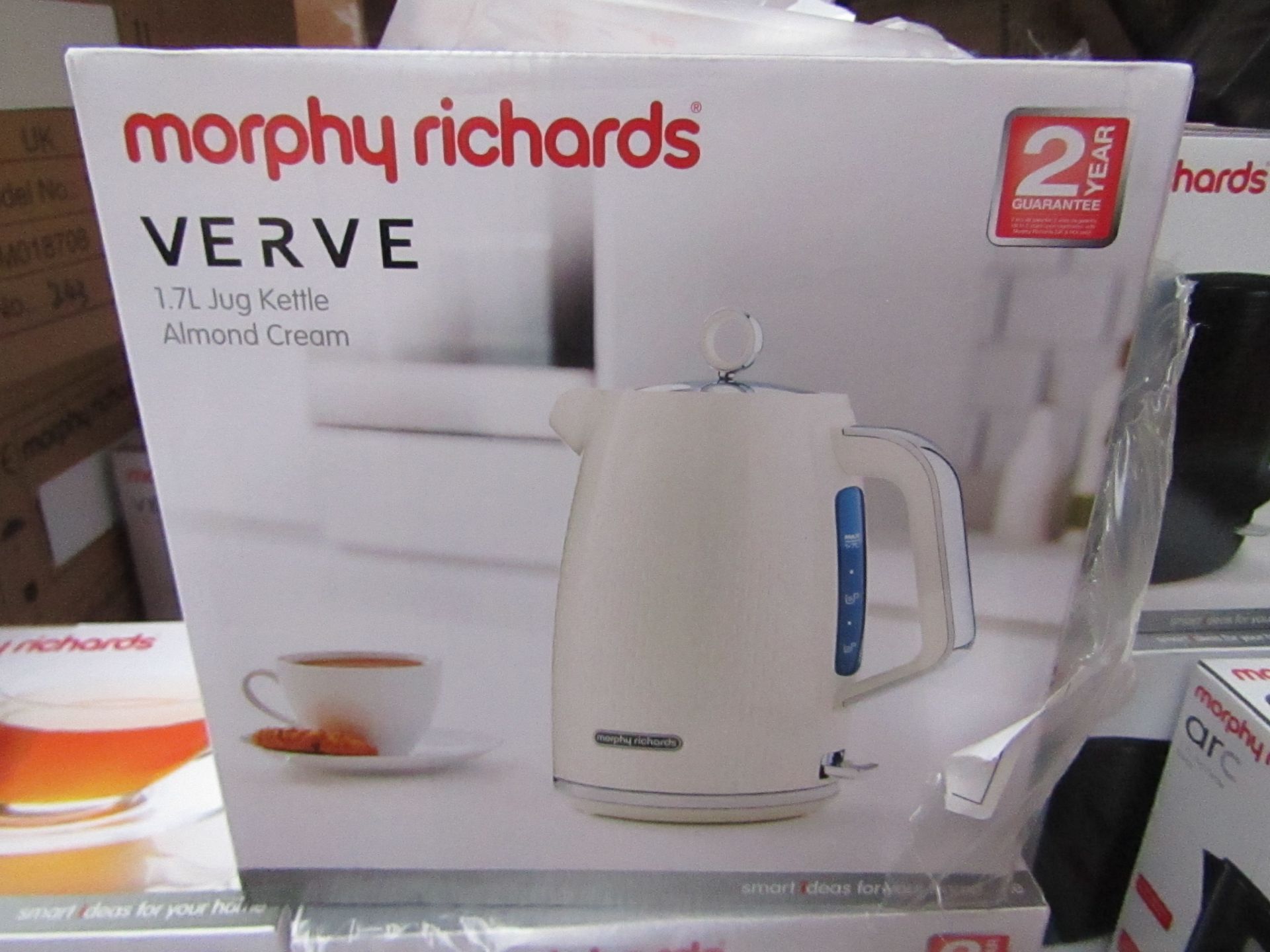 Morphy Richards Verve 1.7L jug cream kettle, brand new and boxed. RRP £42.99