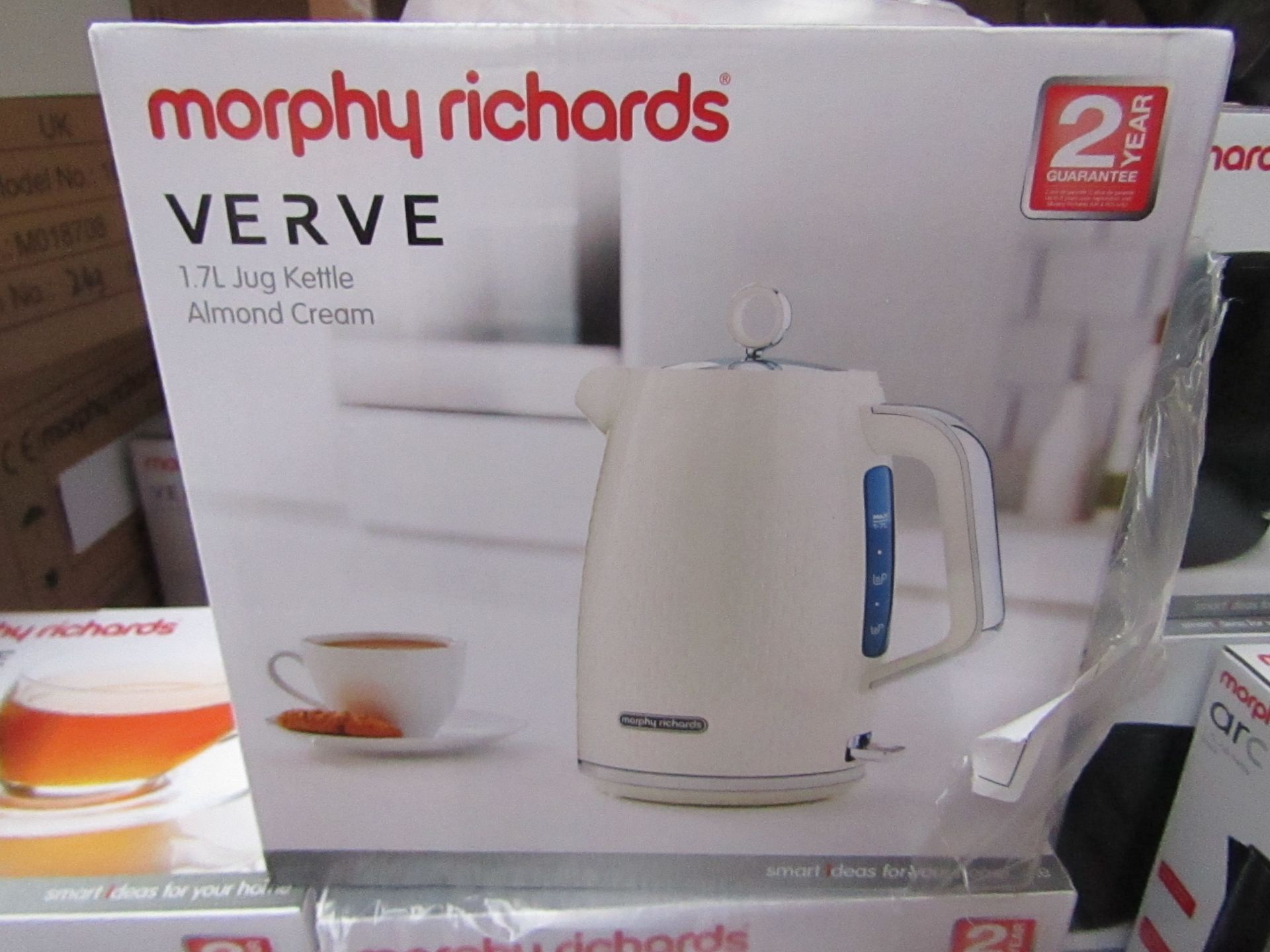 Morphy Richards Verve 1.7L jug cream kettle, brand new and boxed. RRP £42.99