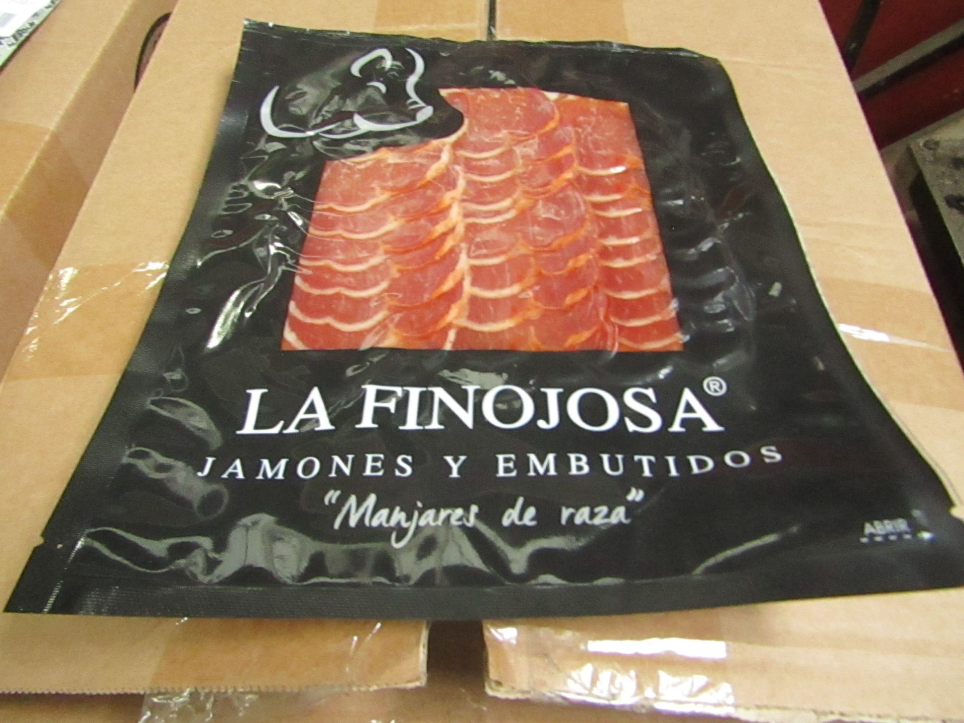 10 x La Finojosa 100g Packets Hand Carved Iberico Ham BB 7.3.22 RRP £24.50 per packet on Amazon