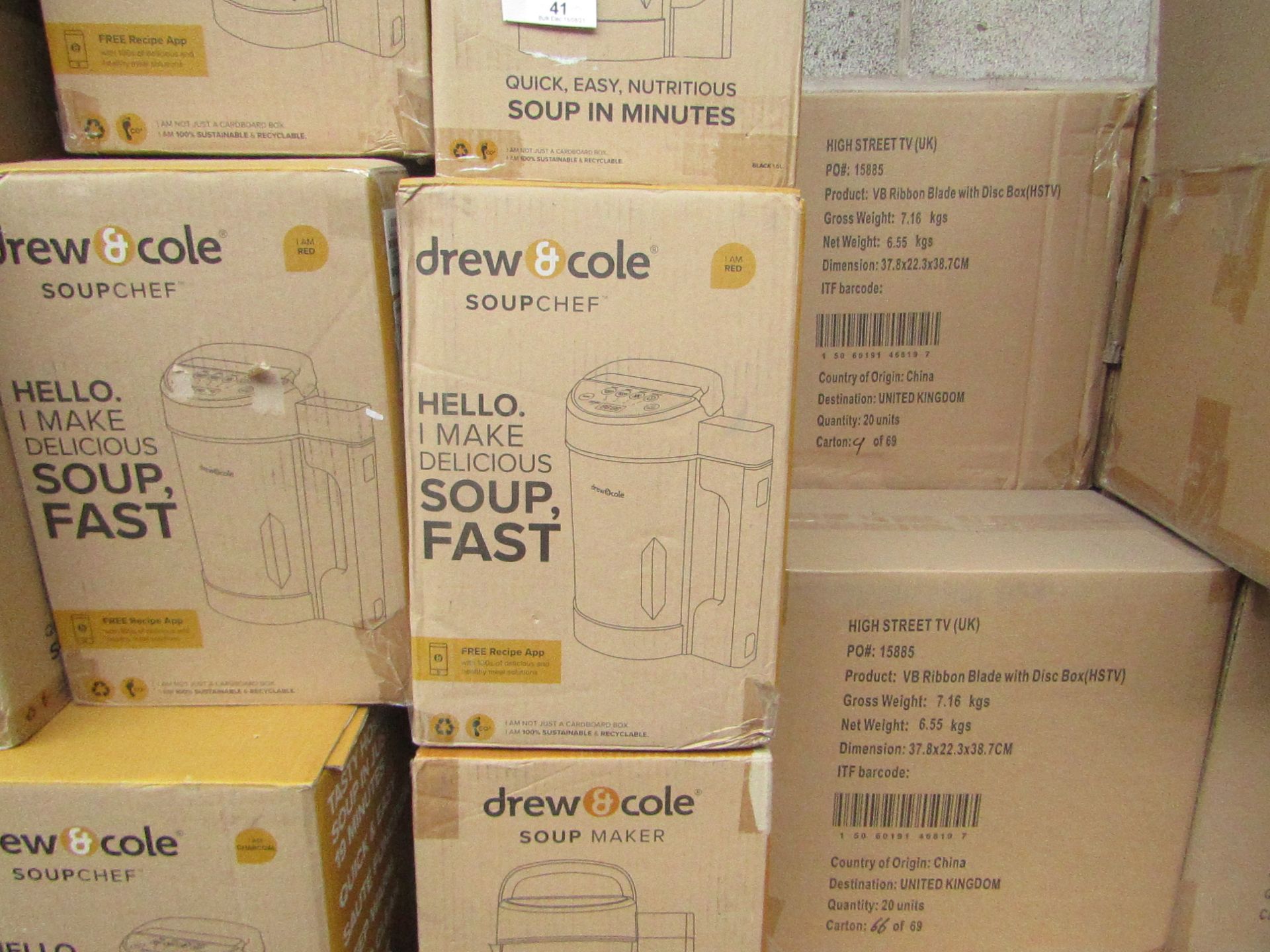 | 10X | DREW AND COLE SOUP CHEF | UNCHECKED & BOXED | NO ONLINE RESALE | SKU C5060541516809 | RRP £