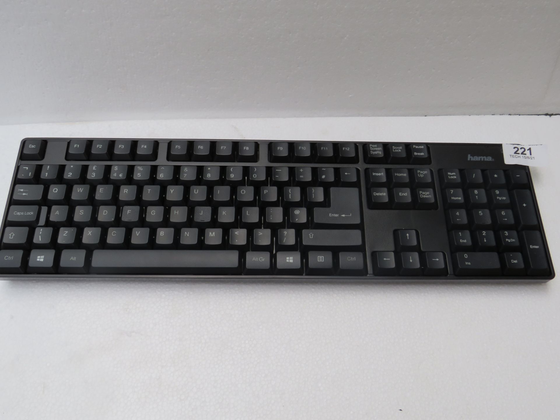 Hama RF 2200 Wireless Keyboard - Untested & Boxed - RRP £30