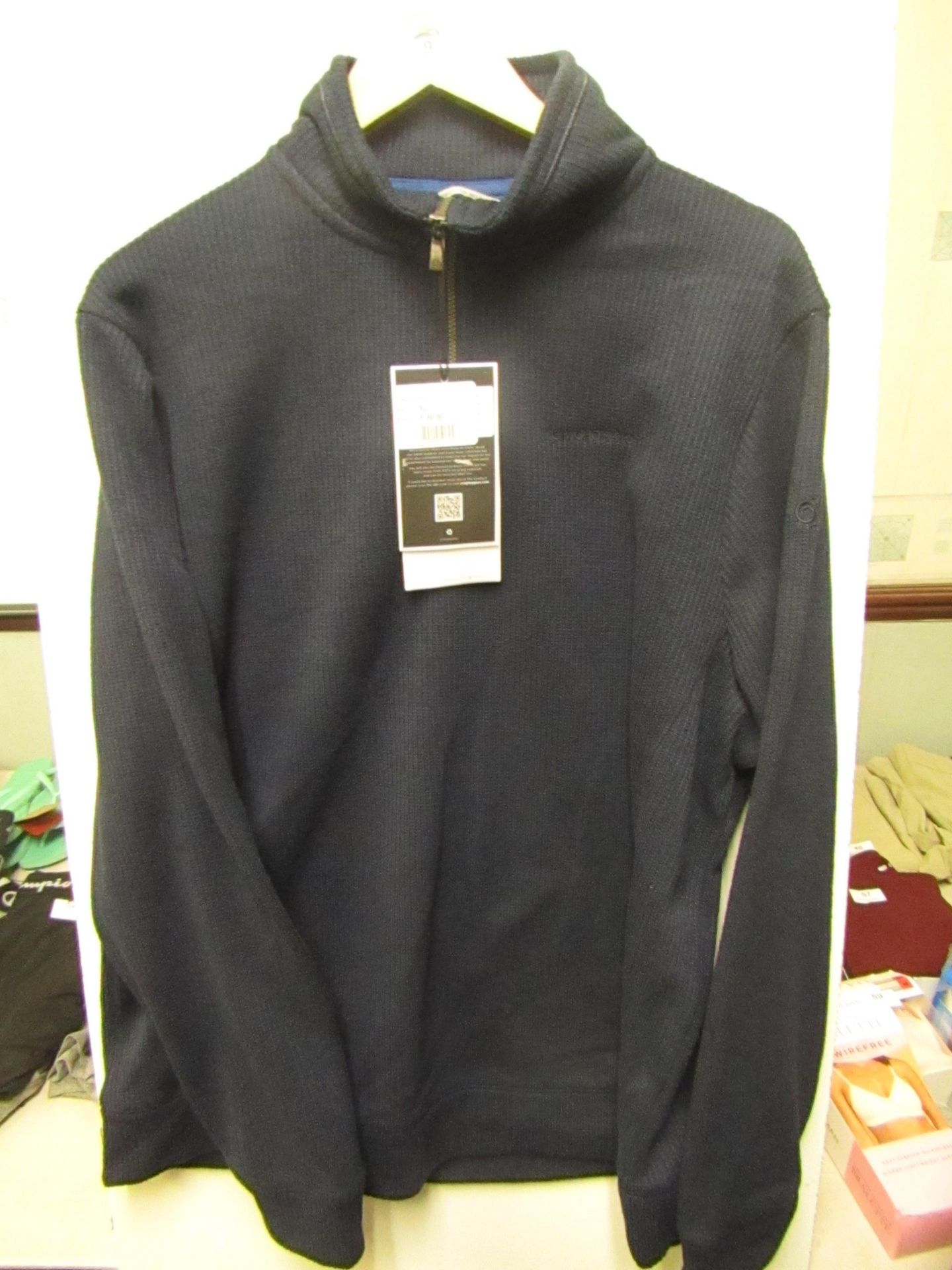 Craghopper Medwin 1/4 zip Knitted Jumper, new size XL, RRP £60