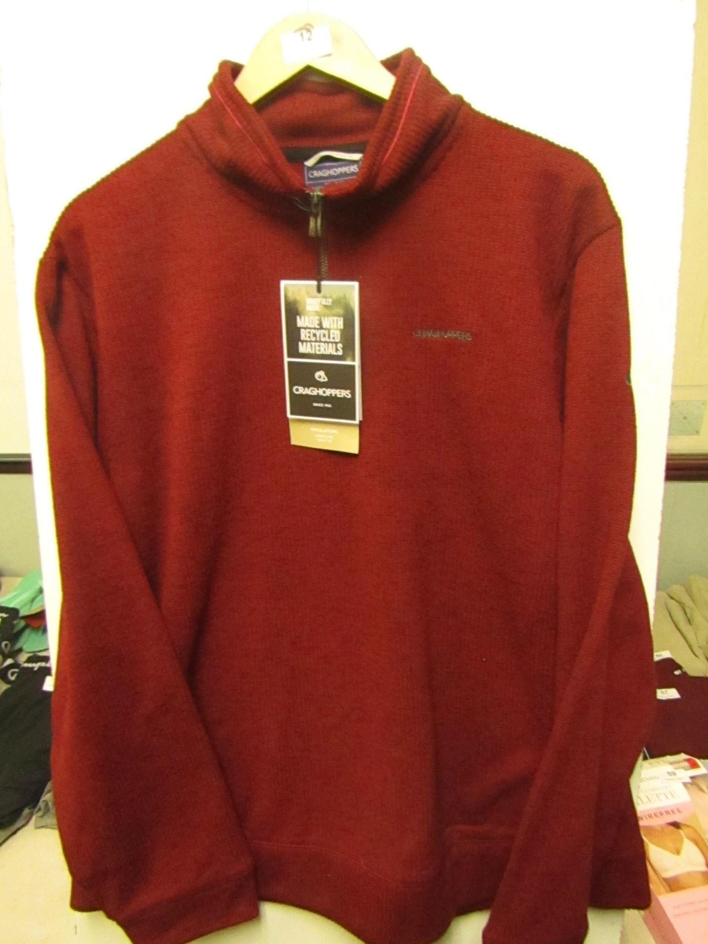 Craghopper Medwin 1/4 zip Knitted Jumper, new size XXL, RRP £60