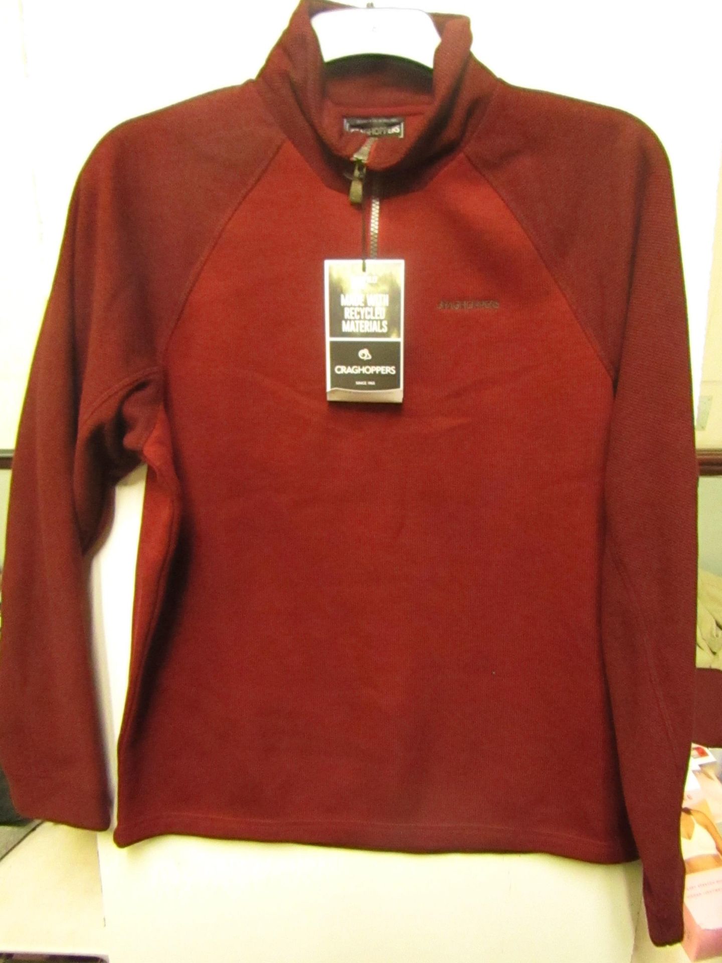 Craghopper Barker 1/4 zip HZ fleece, new size XL, RRP £40