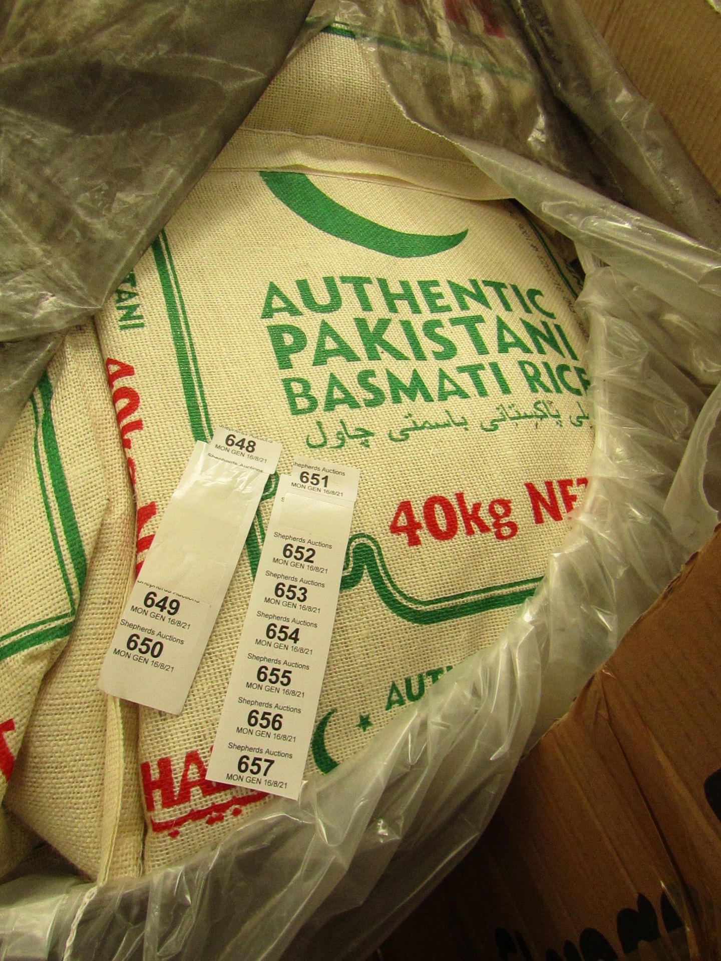 40KG bag of Habib Authentic pakistani Basmati rice, RRP £50.99