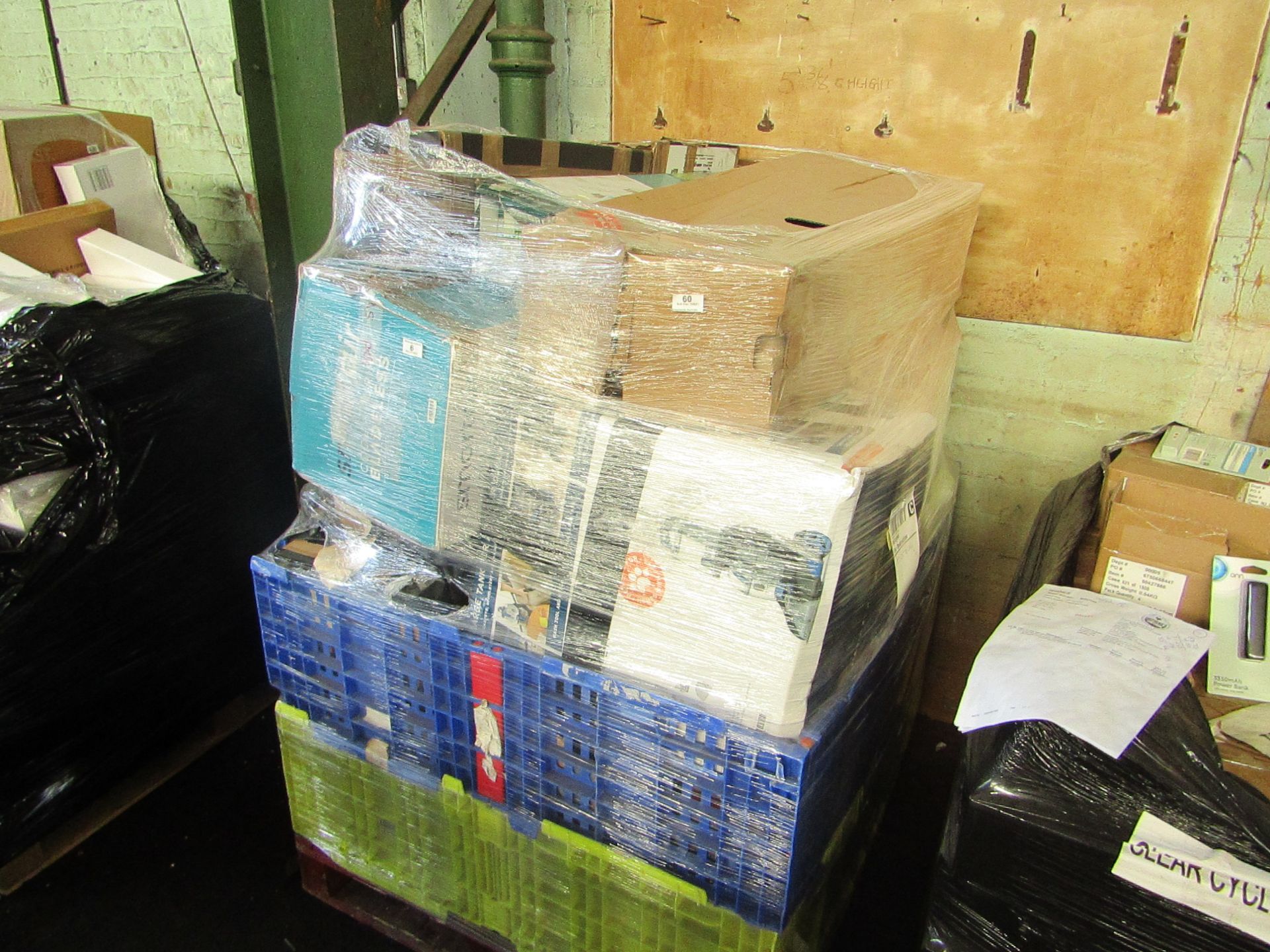 1X PALLET OF RAW CUSTOMER RETURN ELECTRICAL ITEMS FROM A LARGE ONLINE RETAILER | NO ONLINE