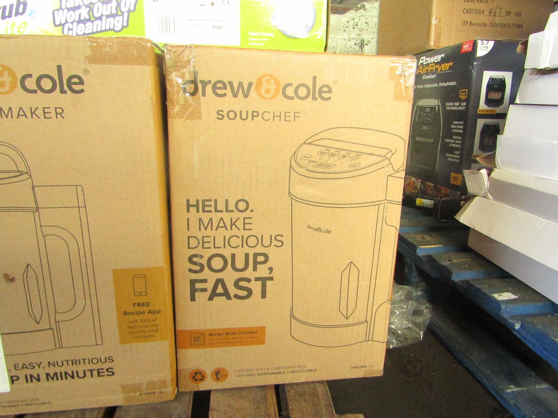 | 4X | DREW & COLE SOUP CHEFS | UNCHECKED & BOXED | NO ONLINE RESALE | RRP £59.99 | TOTAL LOT RRP £