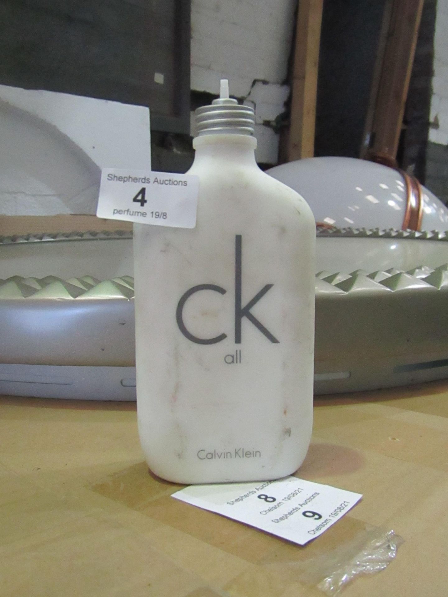 CK All Unisex Eau De Toilette - 200ml bottle - over half full