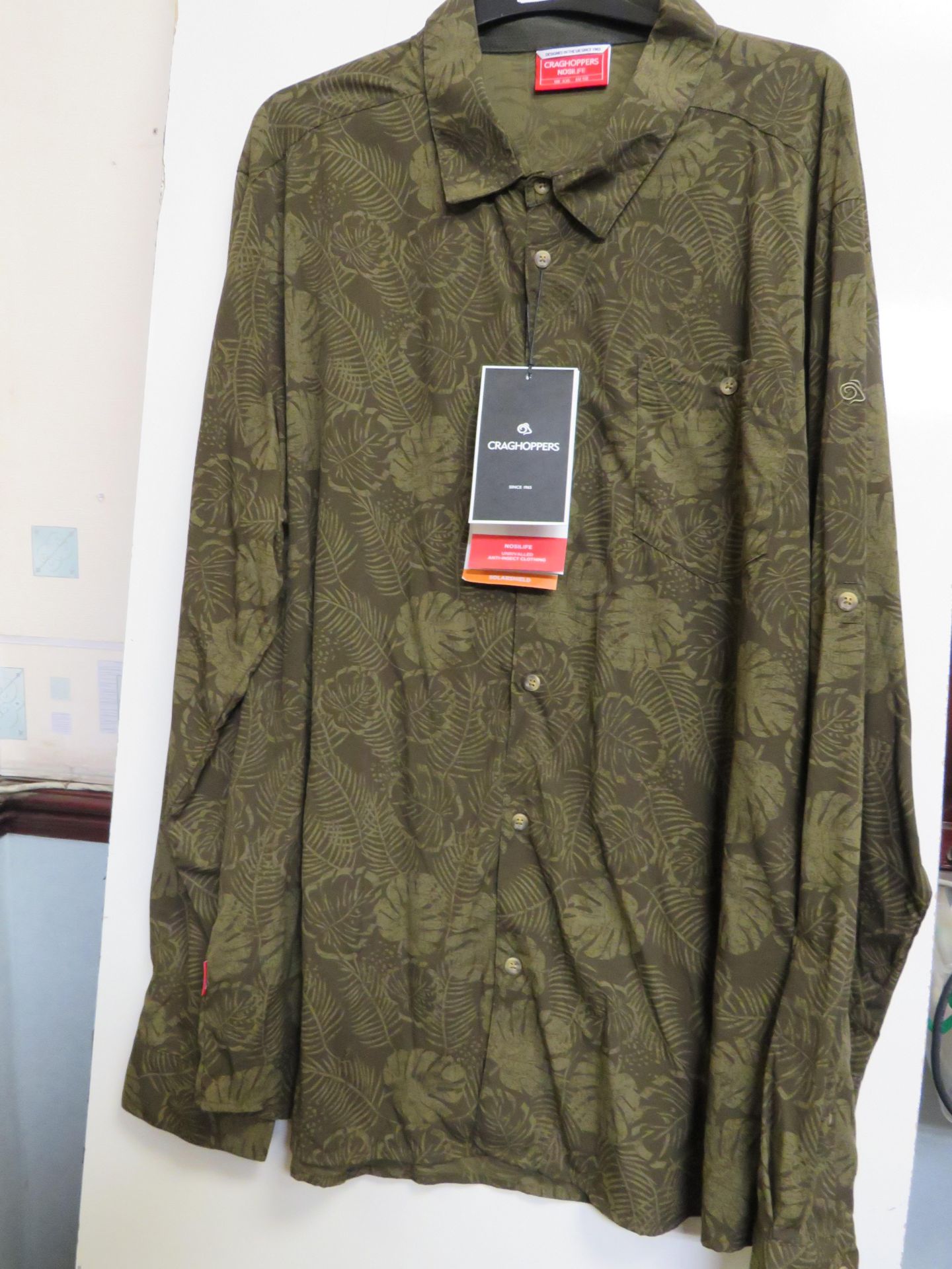 Craghopper Nosilife Lester woodland Print Shirt with with anti insect treatment built into the - Image 2 of 2