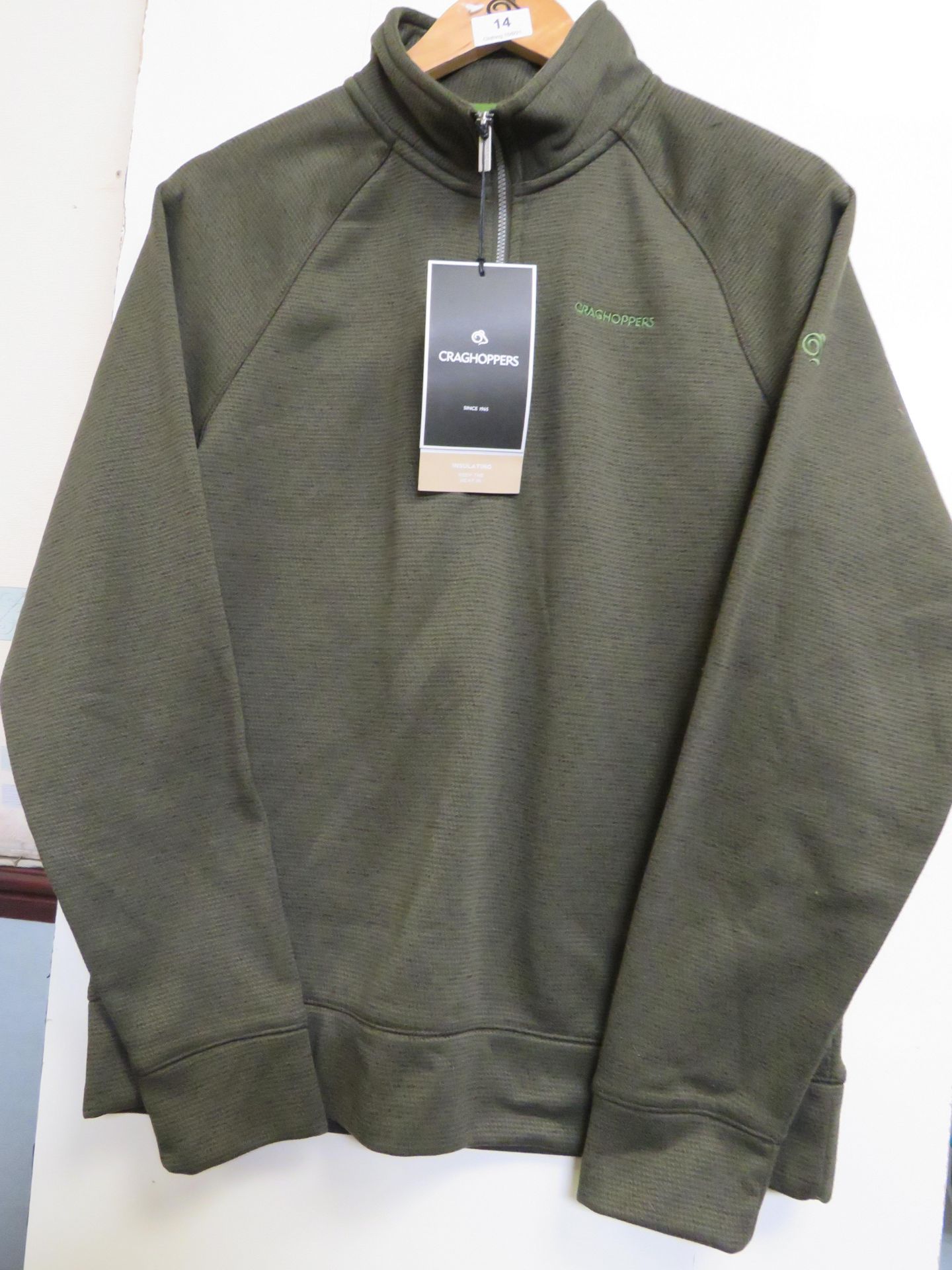 Craghopper Nestor 1/4 zip HZ fleece, new size S, RRP £70