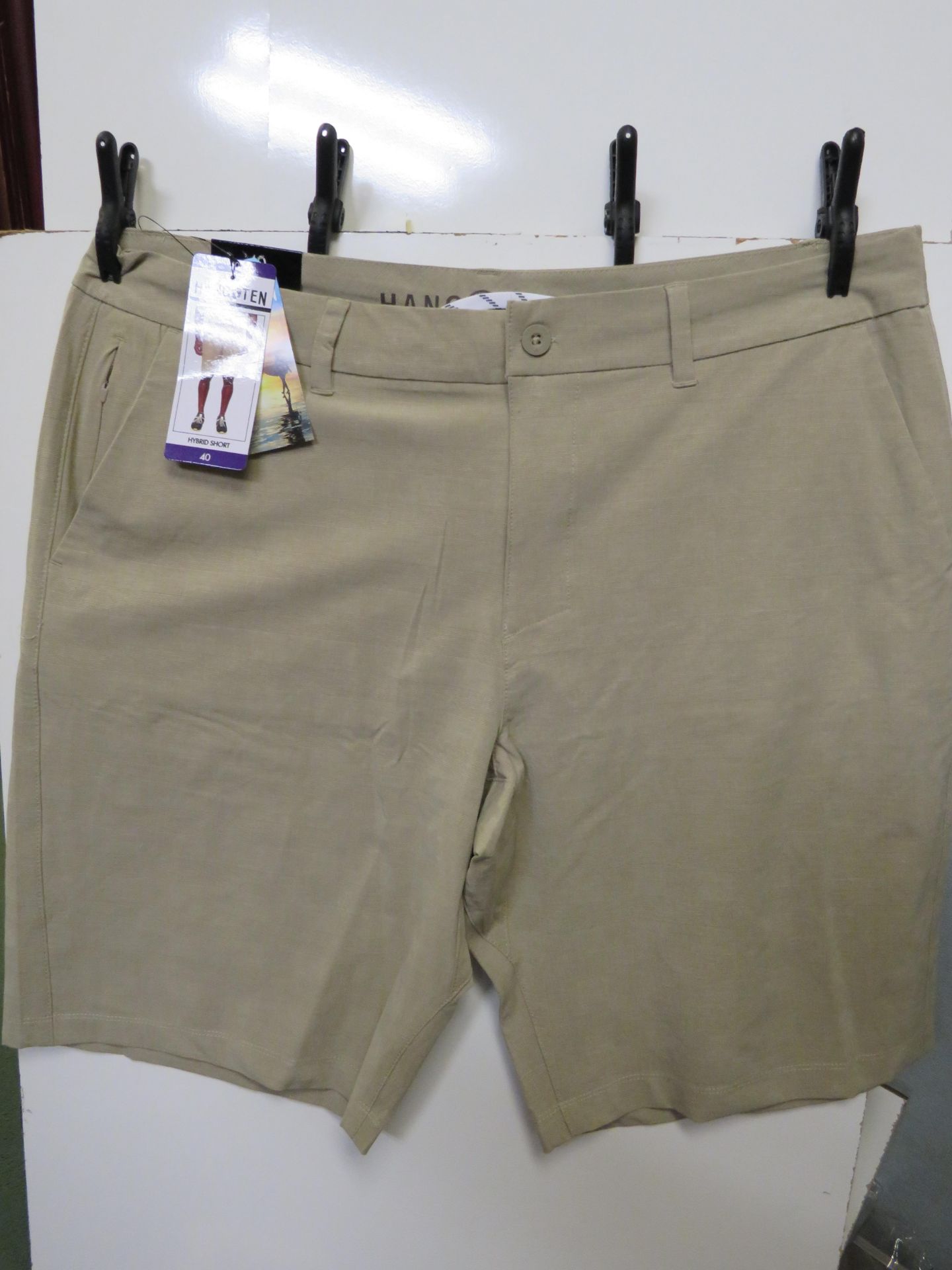 Hang ten Hybrid shorts with stretch, new size 40 waist