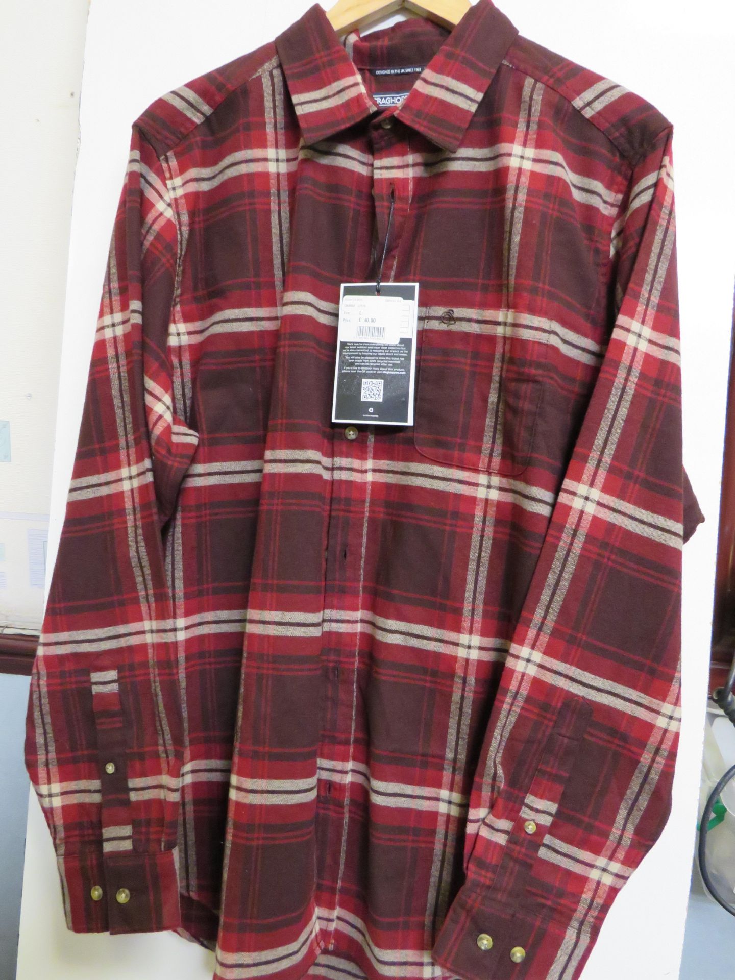 Craghopper Wilmot checked shirt, new size L, RRP £40 - Image 2 of 2