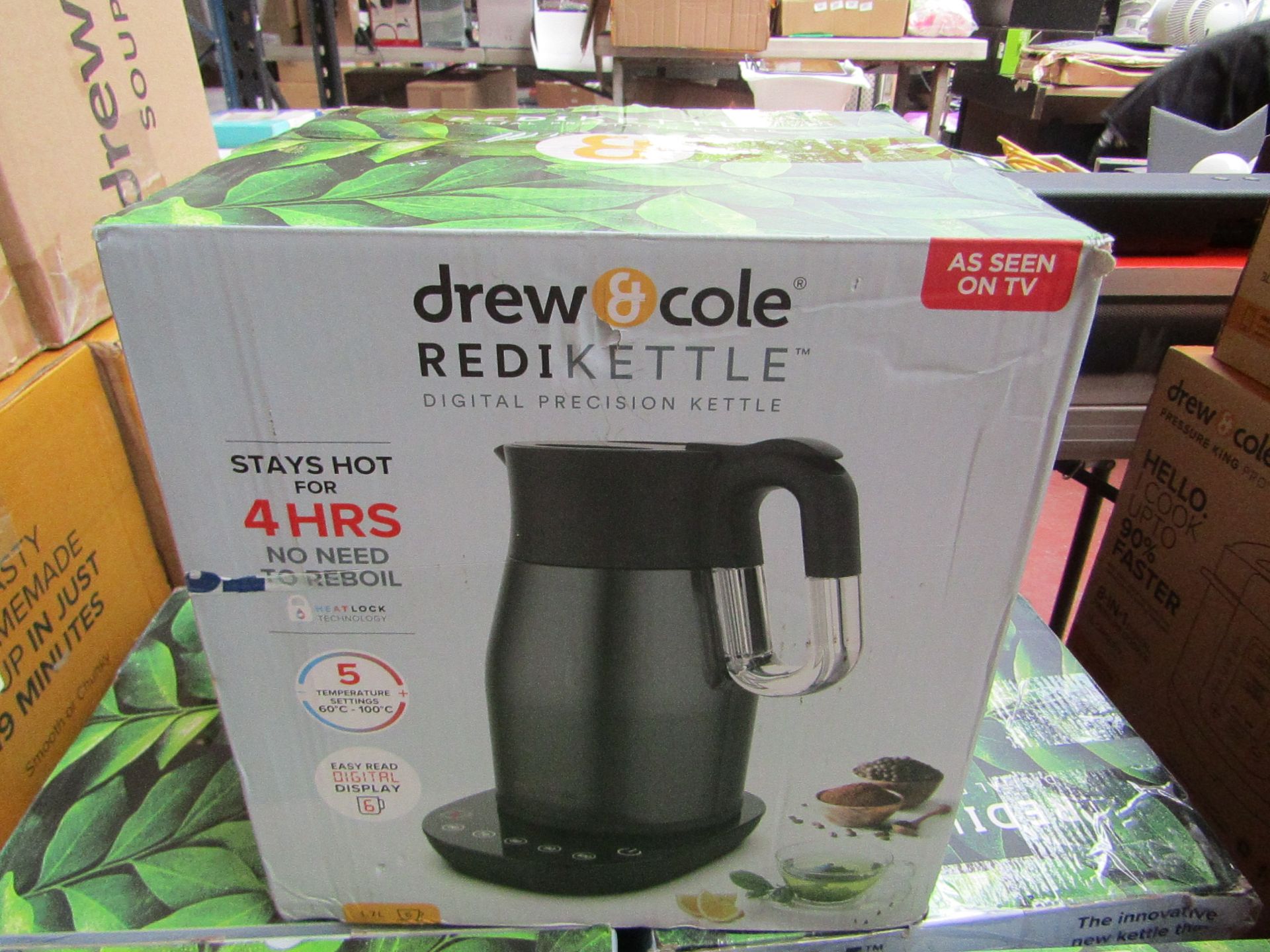 | 1x | DREW AND COLE REDIKETTLE TEMPERATURE CONTROLLED INSULATED KETTLE | PROFESSIONALLY REFURBISHED