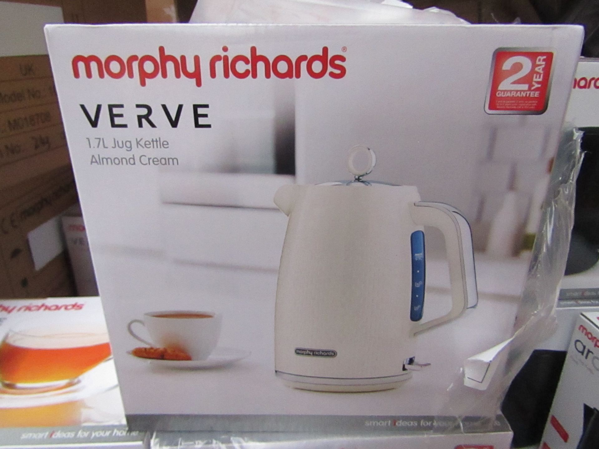 Morphy Richards Verve 1.7L jug cream kettle, brand new and boxed. RRP £42.99