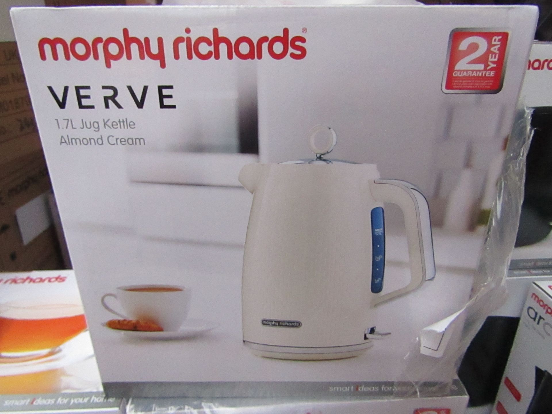 Morphy Richards Verve 1.7L jug cream kettle, brand new and boxed. RRP £42.99