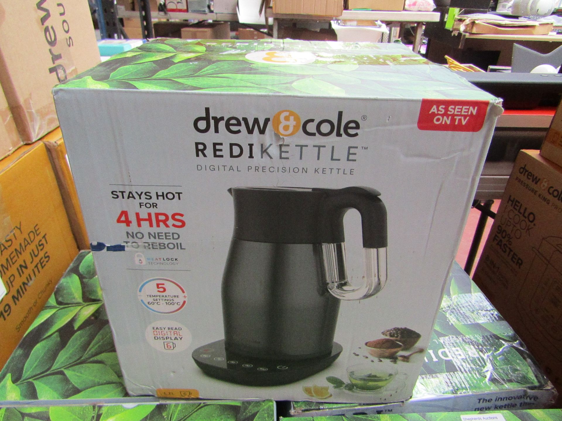 | 1x | DREW AND COLE REDIKETTLE TEMPERATURE CONTROLLED INSULATED KETTLE | PROFESSIONALLY REFURBISHED