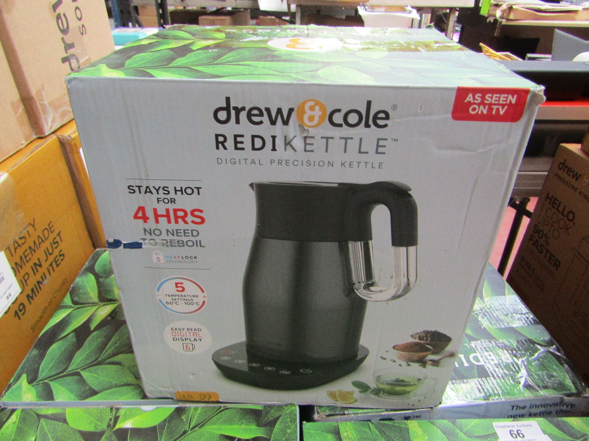 | 1x | DREW AND COLE REDIKETTLE TEMPERATURE CONTROLLED INSULATED KETTLE | PROFESSIONALLY REFURBISHED