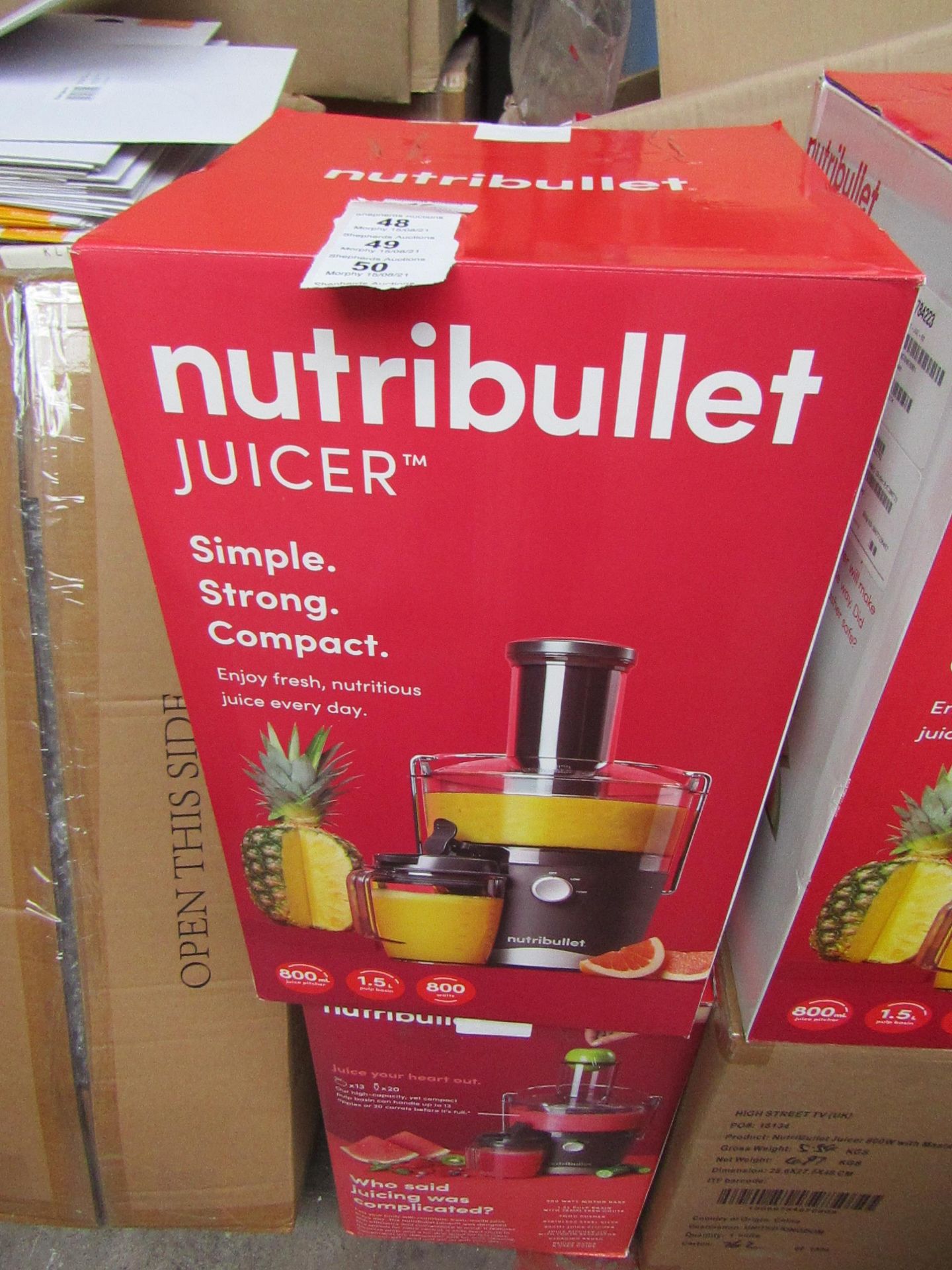 | 1x | NUTRIBULLET JUICER | PROFESSIONALLY REFURBISHED AND RE BOXED | NO ONLINE RESALE |RRP £99.