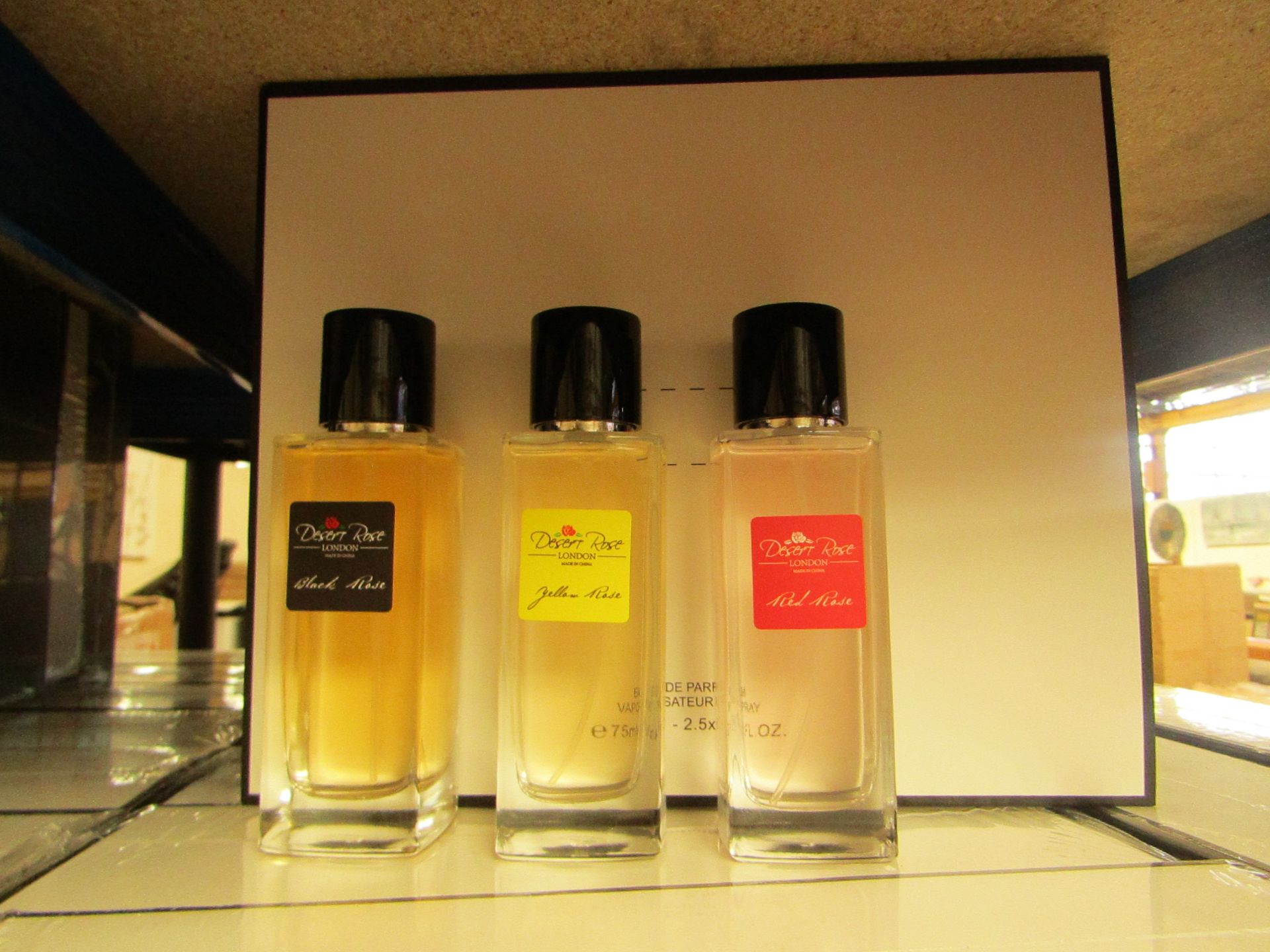 Desert Rose London - Triple Rose Eau De Parfum Vaporisateur Spray (3x 75ml) - New & Boxed.