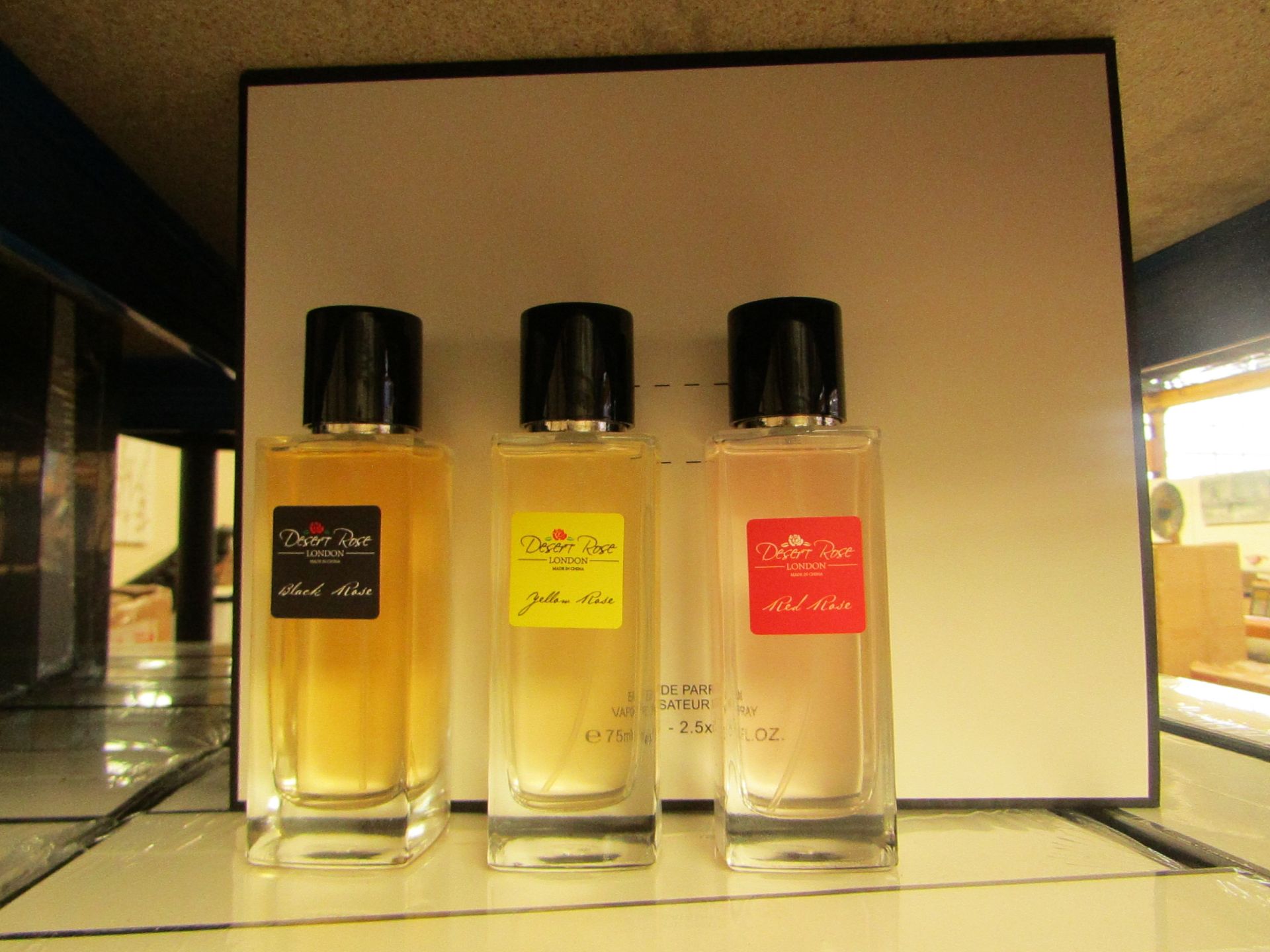 Desert Rose London - Triple Rose Eau De Parfum Vaporisateur Spray (3x 75ml) - New & Boxed.