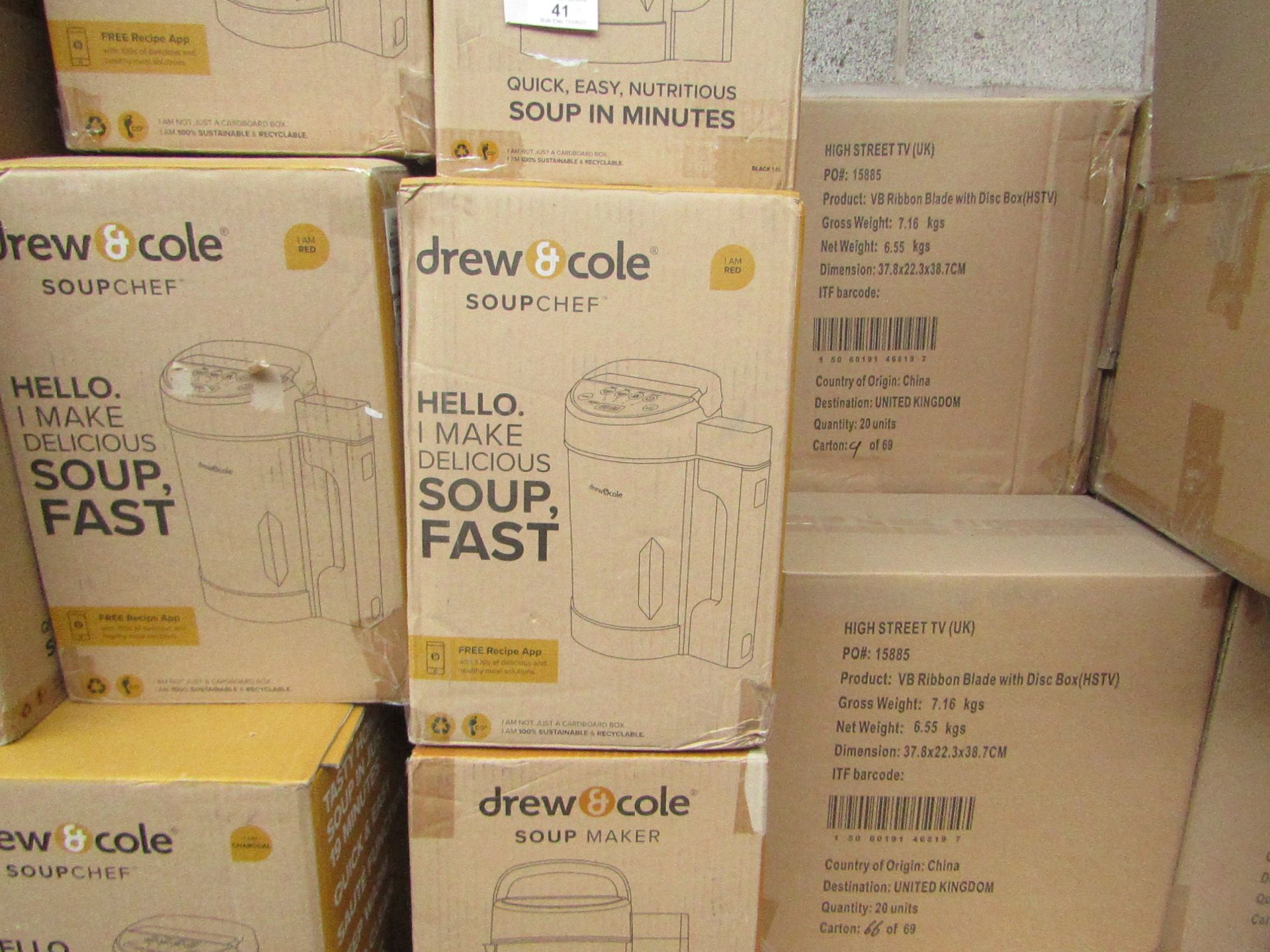 | 10X | DREW AND COLE SOUP CHEF | UNCHECKED & BOXED | NO ONLINE RESALE | SKU C5060541516809 | RRP £