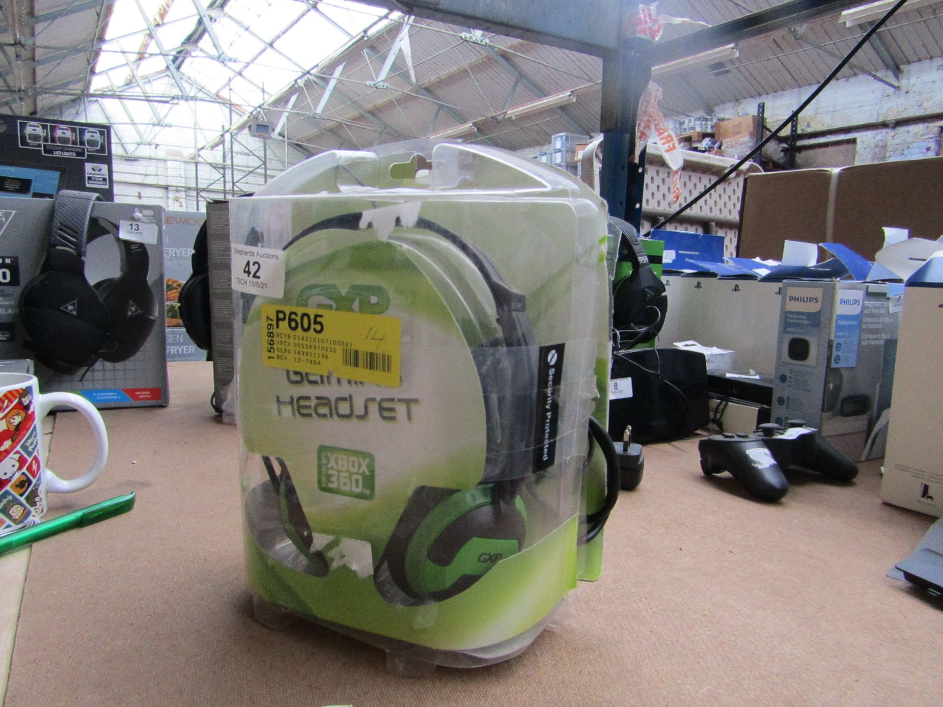 GXP Pro Gaming Headset - For Xbox 360 - Untested & Boxed -