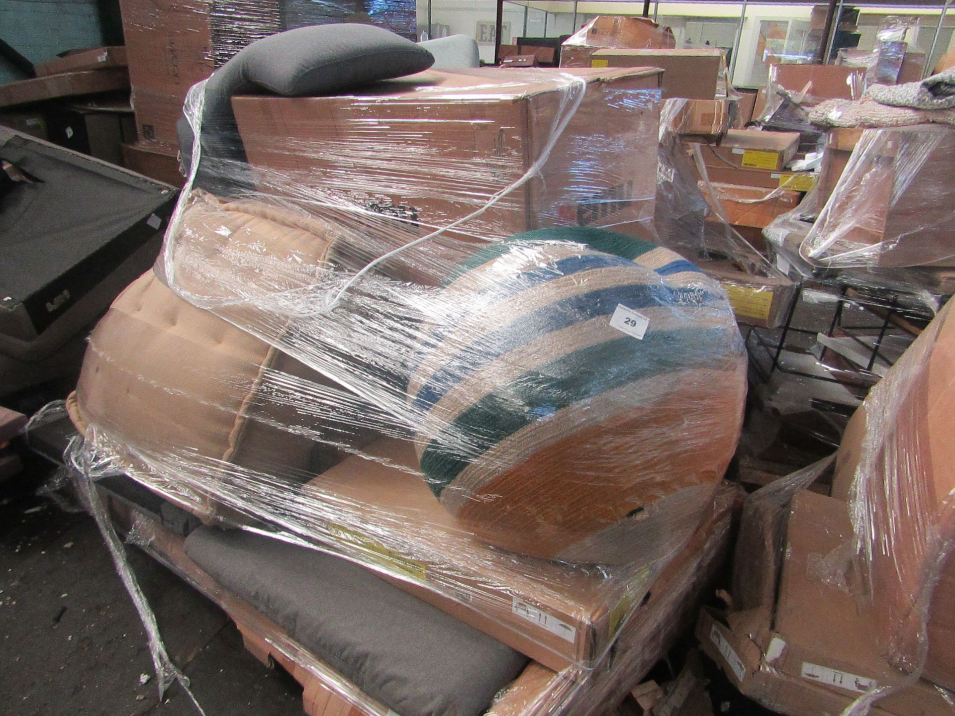 | 1X | PALLET OF FAULTY / MISSING PARTS / DAMAGED CUSTOMER RETURNS MADE.COM STOCK UNMANIFESTED |