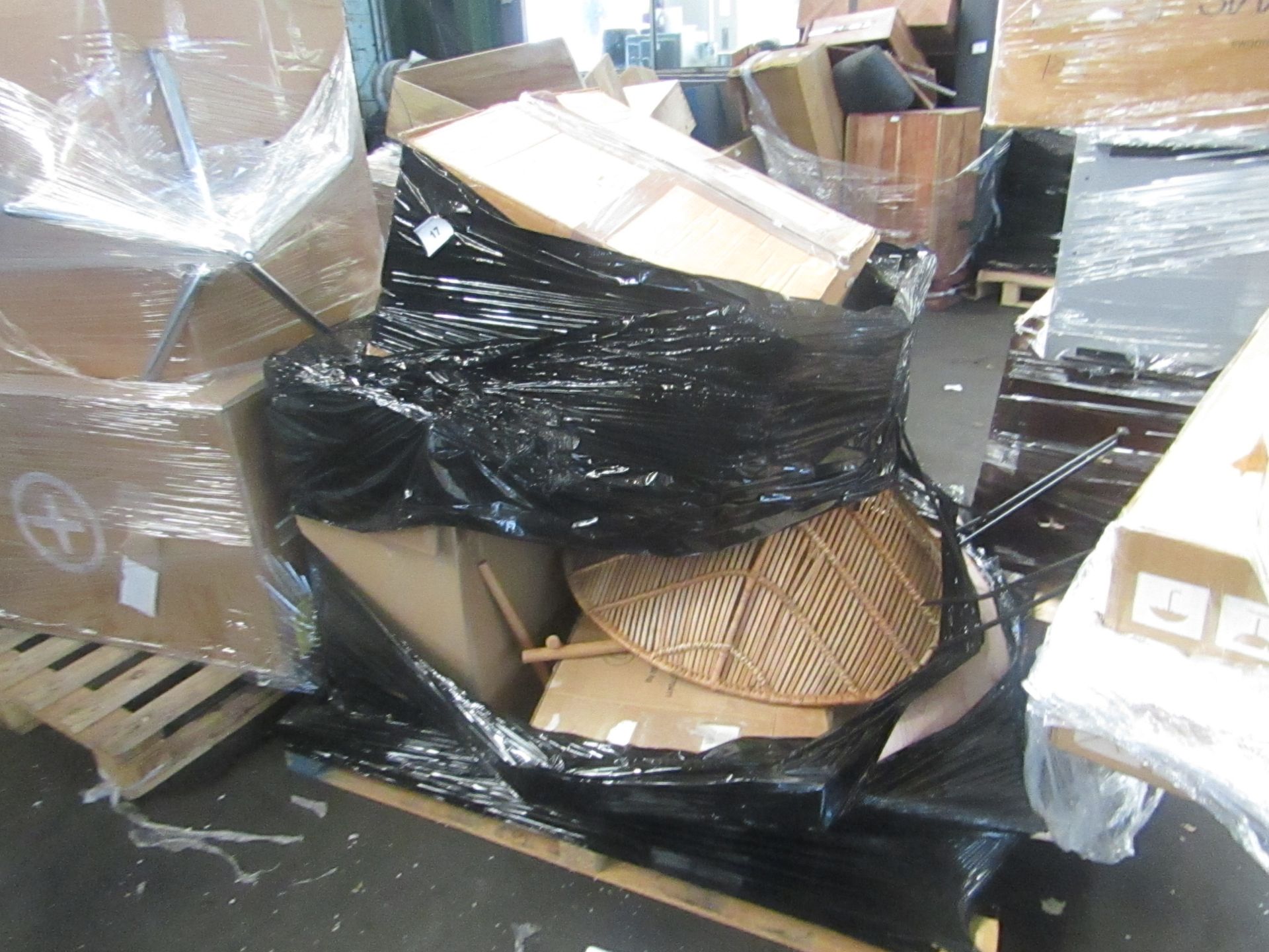 | 1X | PALLET OF FAULTY / MISSING PARTS / DAMAGED CUSTOMER RETURNS COX & COX STOCK UNMANIFESTED |