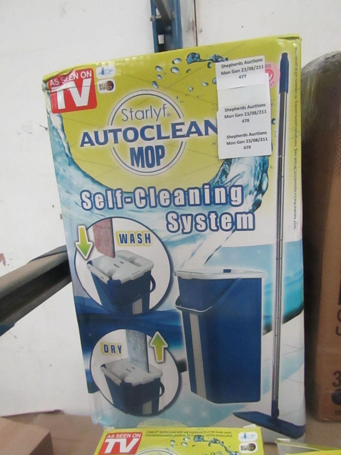 | 1X | STARLYF AUTOCLEAN MOP SELF CLEANING SYSTEM | UNCHECKED & BOXED | NO ONLINE RESALE | SKU - |