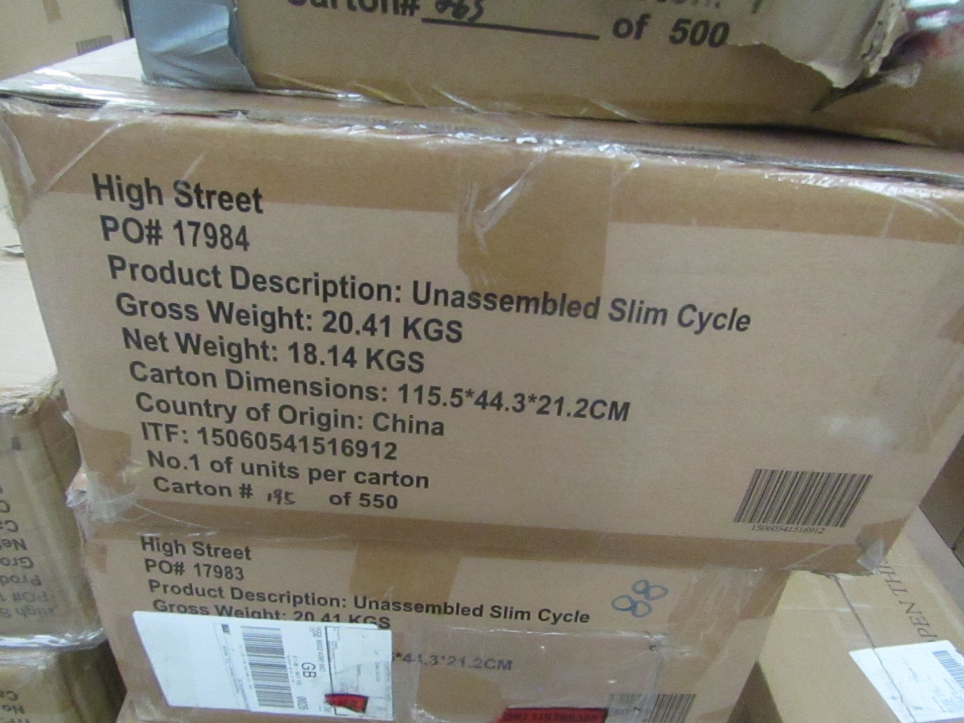 | 1X | SLIM CYCLE | UNCHECKED & BOXED | NO ONLINE RESALE | SKU C15060541516912 | RRP £229 |