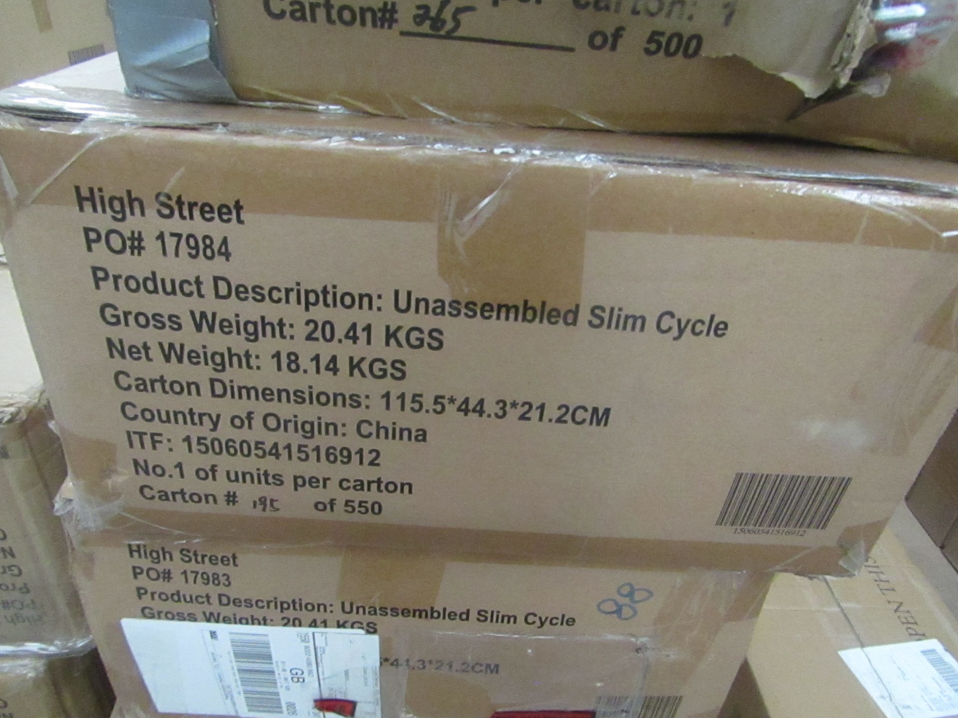 | 1X | SLIM CYCLE | UNCHECKED & BOXED | NO ONLINE RESALE | SKU C15060541516912 | RRP £229 |