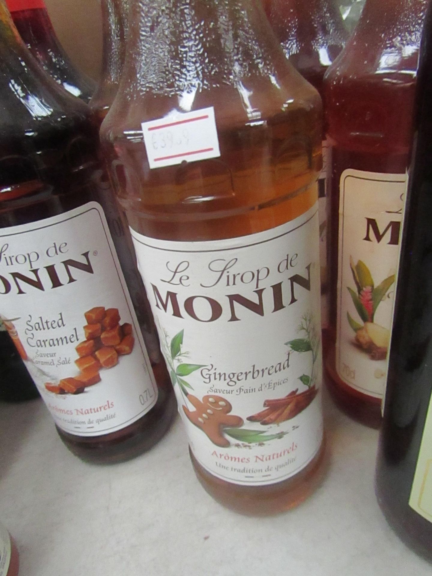Monin - Syrup Gingerbread - 700ml | 24 2/3oz - New & Sealed.