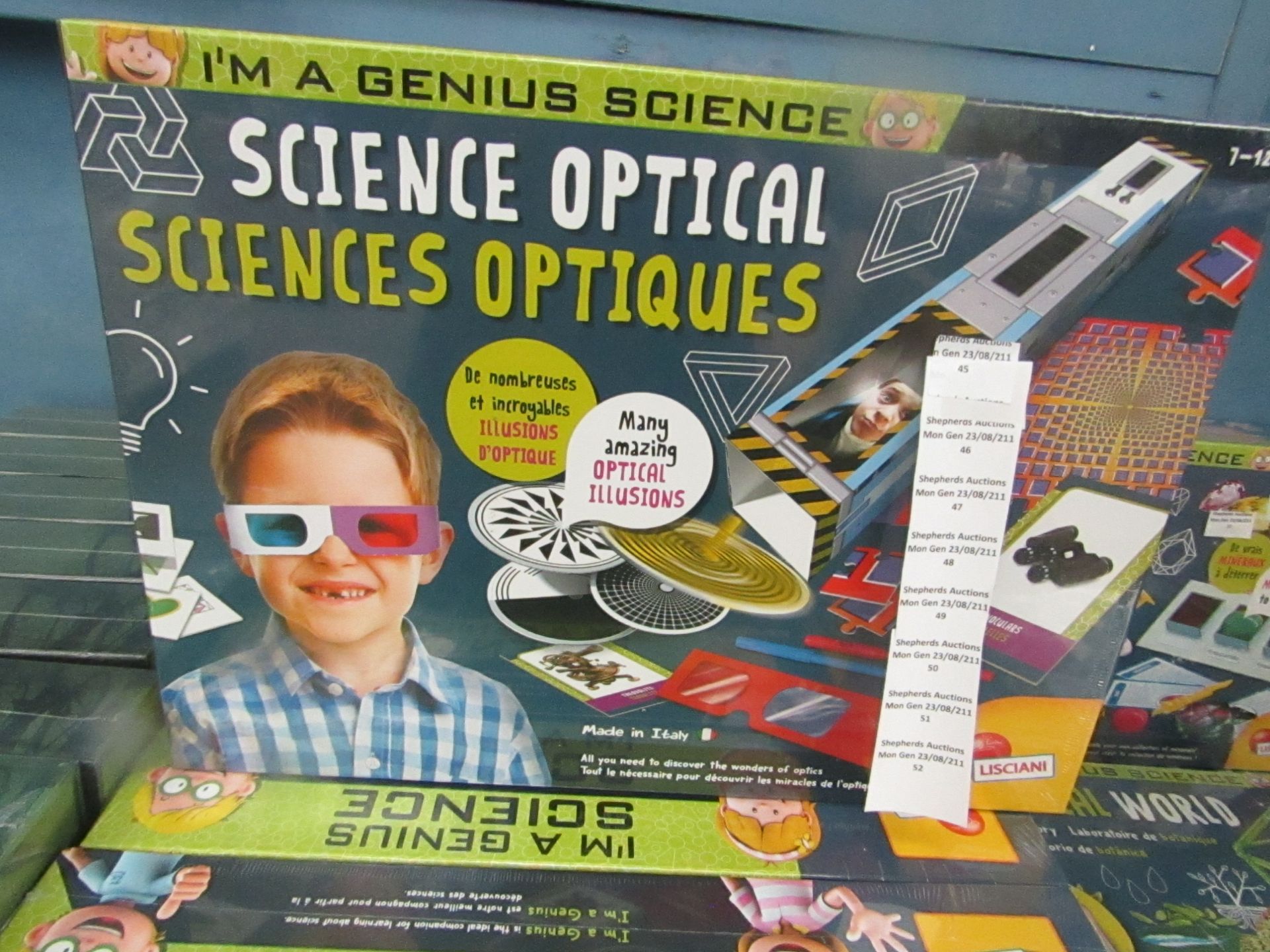 Lisciani - Im A Genius Science Optical Illusion Science Activity Set - New & Boxed.