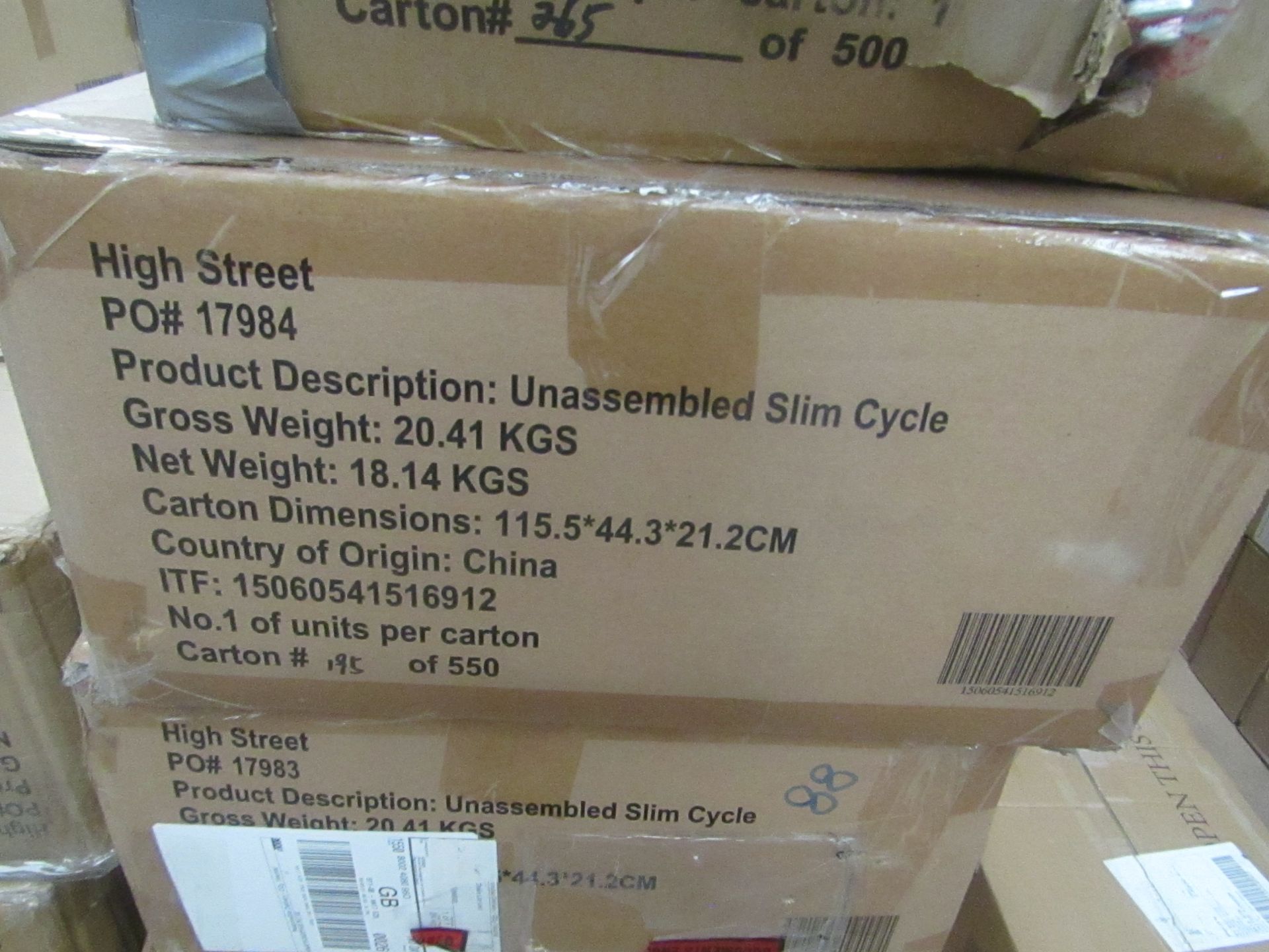 | 1X | SLIM CYCLE | UNCHECKED & BOXED | NO ONLINE RESALE | SKU C15060541516912 | RRP £229 |