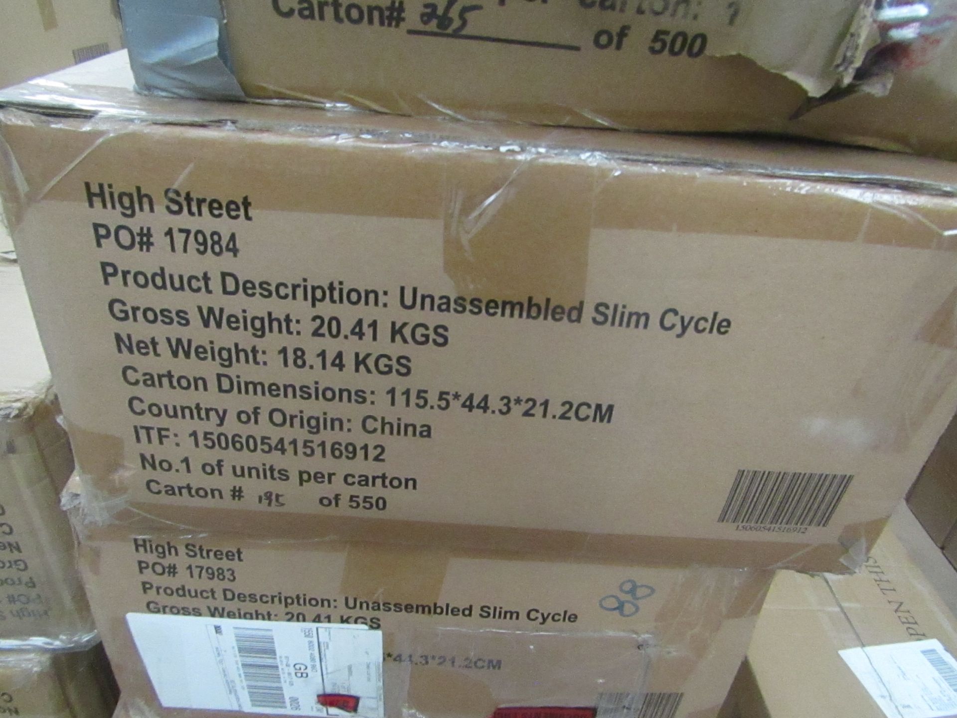 | 1X | SLIM CYCLE | UNCHECKED & BOXED | NO ONLINE RESALE | SKU C15060541516912 | RRP £229 |