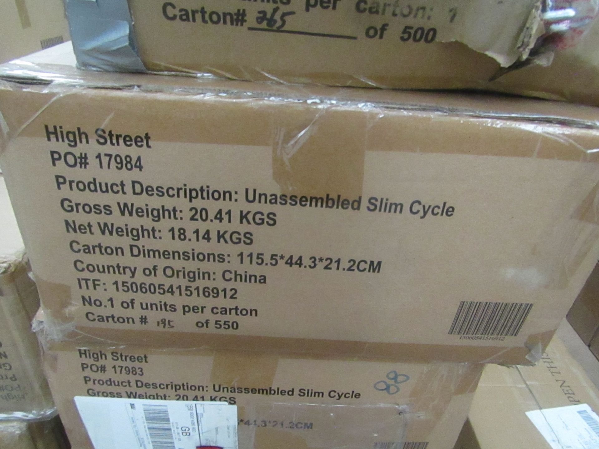 | 1X | SLIM CYCLE | UNCHECKED & BOXED | NO ONLINE RESALE | SKU C15060541516912 | RRP £229 |