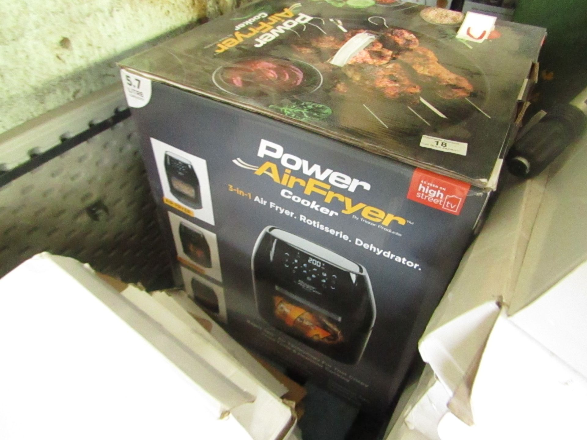 | 1X | POWER AIR FRYER 5.7L | UNCHECKED & BOXED | NO ONLINE RESALE | RRP £149.99 |