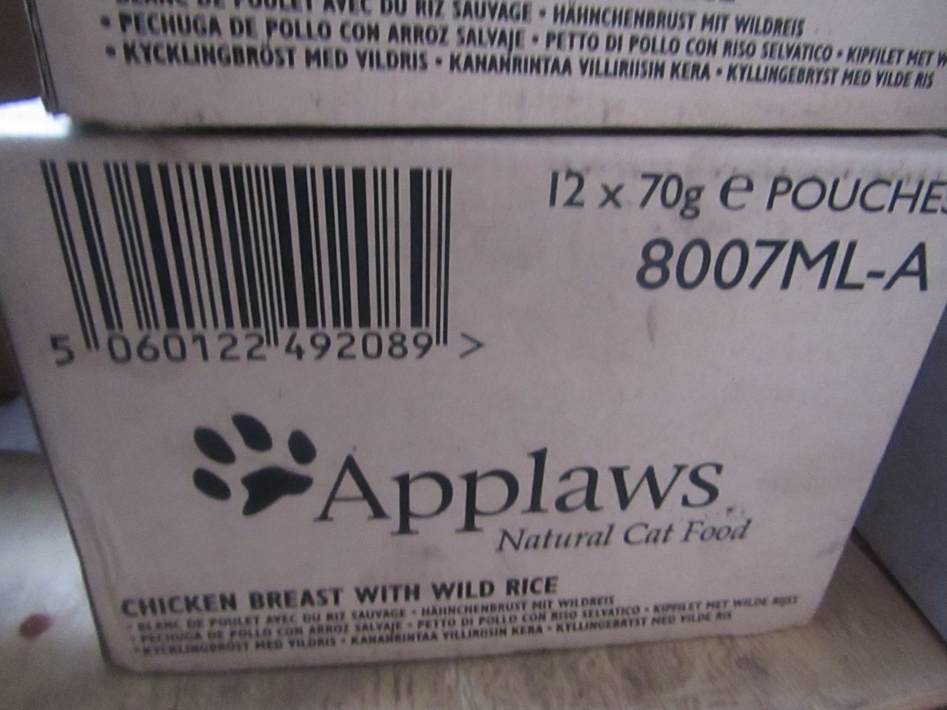 Applaws Natural Cat food - Chicken Breast & Wild Rice - 12x 70g Pouches