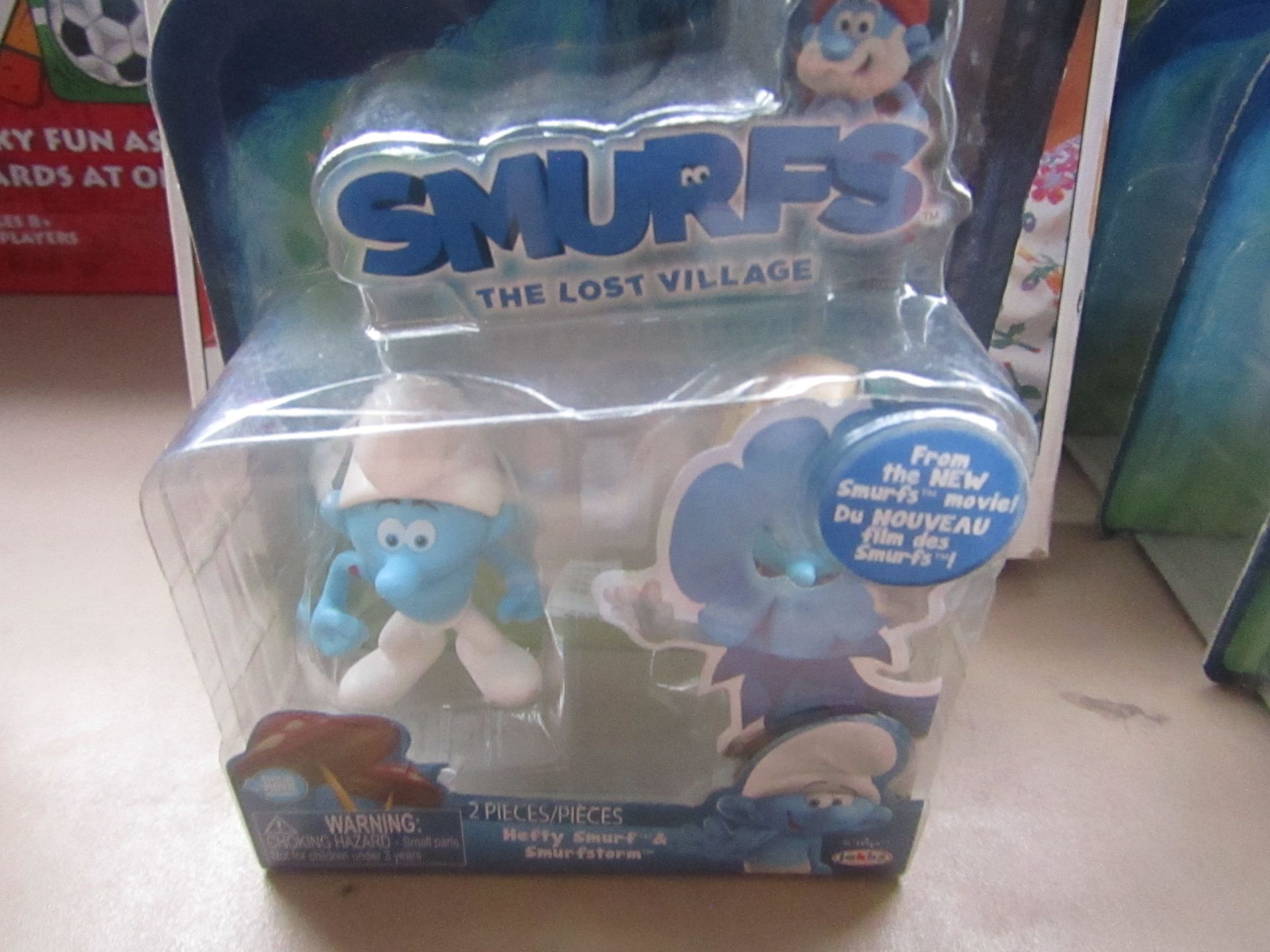 2x Smurfs - The Lost Village Figures - Unused & Packaged.