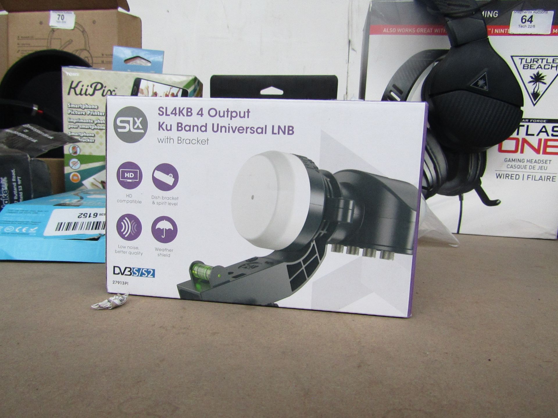 SLX 4 Output K band Universal LNB - Unchecked & Boxed -