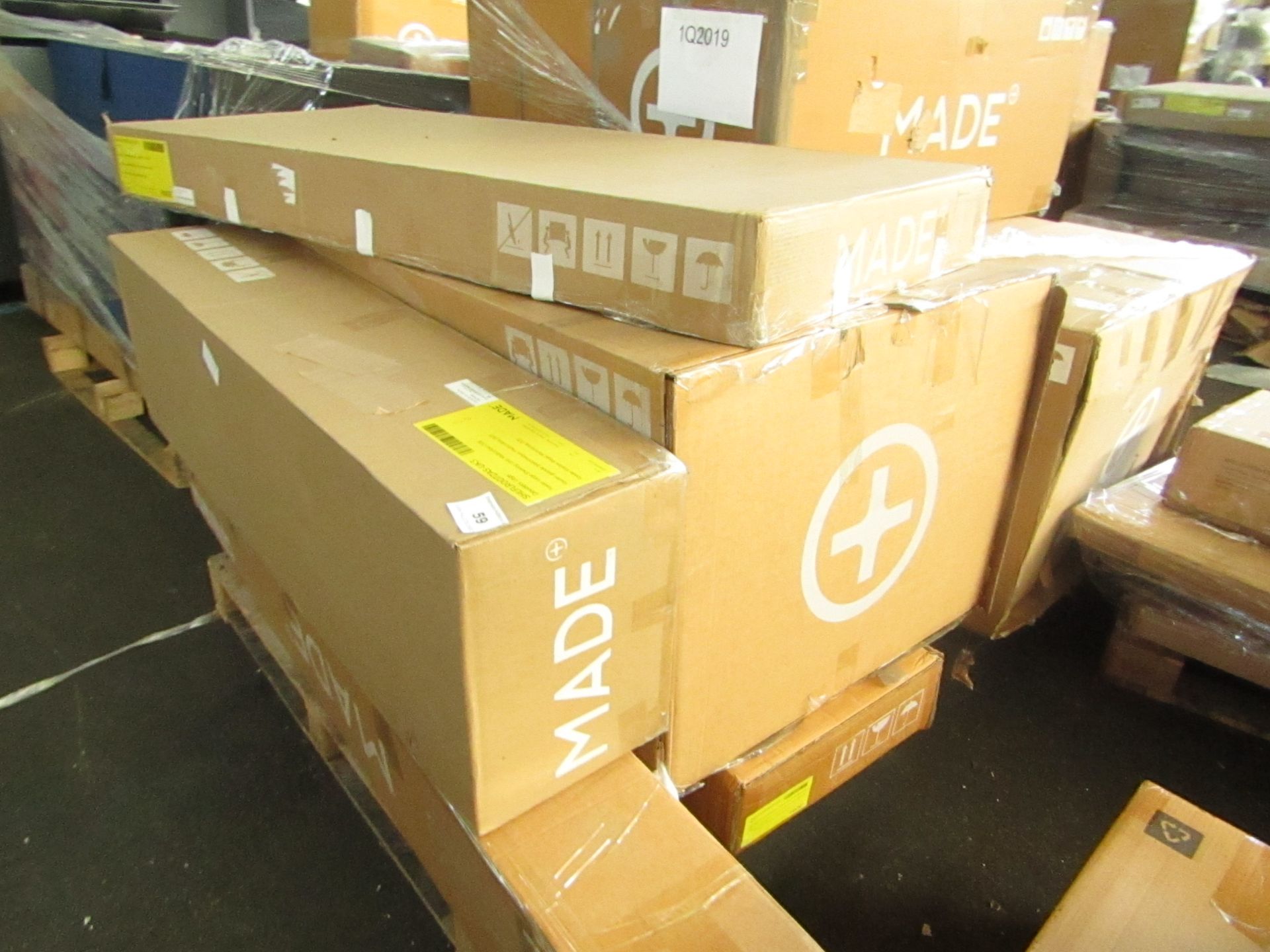 | 1X | PALLET OF FAULTY / MISSING PARTS / DAMAGED CUSTOMER RETURNS MADE.COM STOCK UNMANIFESTED |