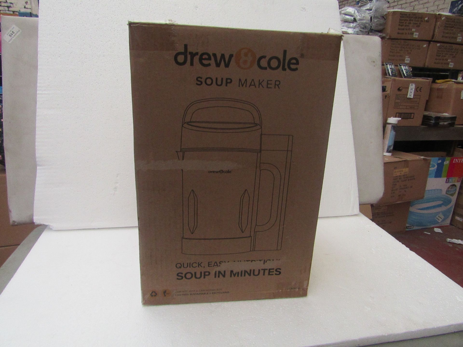 | 1x | DREW AND COLE SOUP MAKER | REFURBISHED AND BOXED | NO ONLINE RESALE | SKU - | RRP £59.99 | - Image 2 of 2