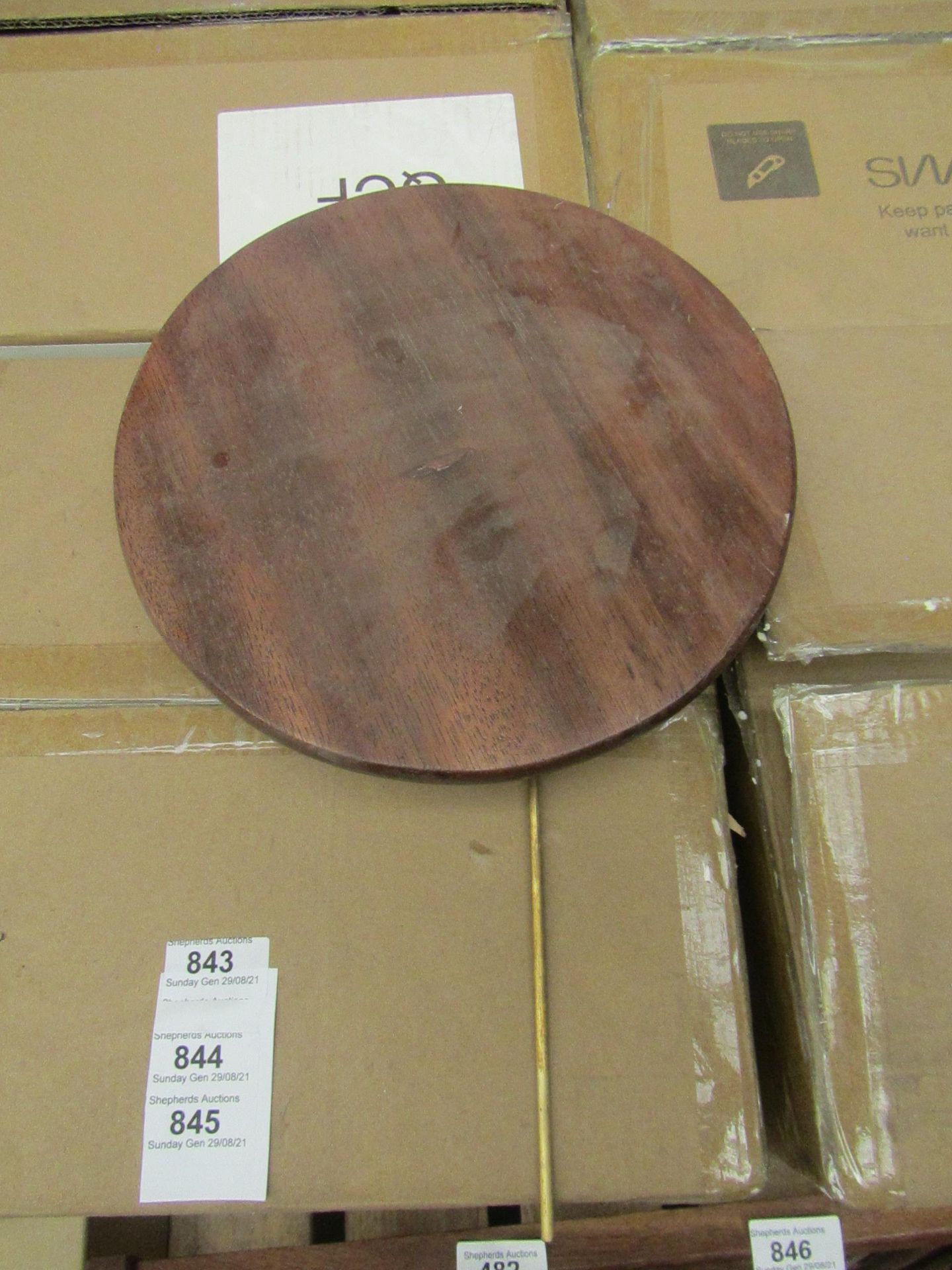 | 2X | SWOON LUNE WALL LIGHT IN WALNUT | LOOKS UNUSED AND BOXED | RRP £79 | TOTAL RRP £158 |